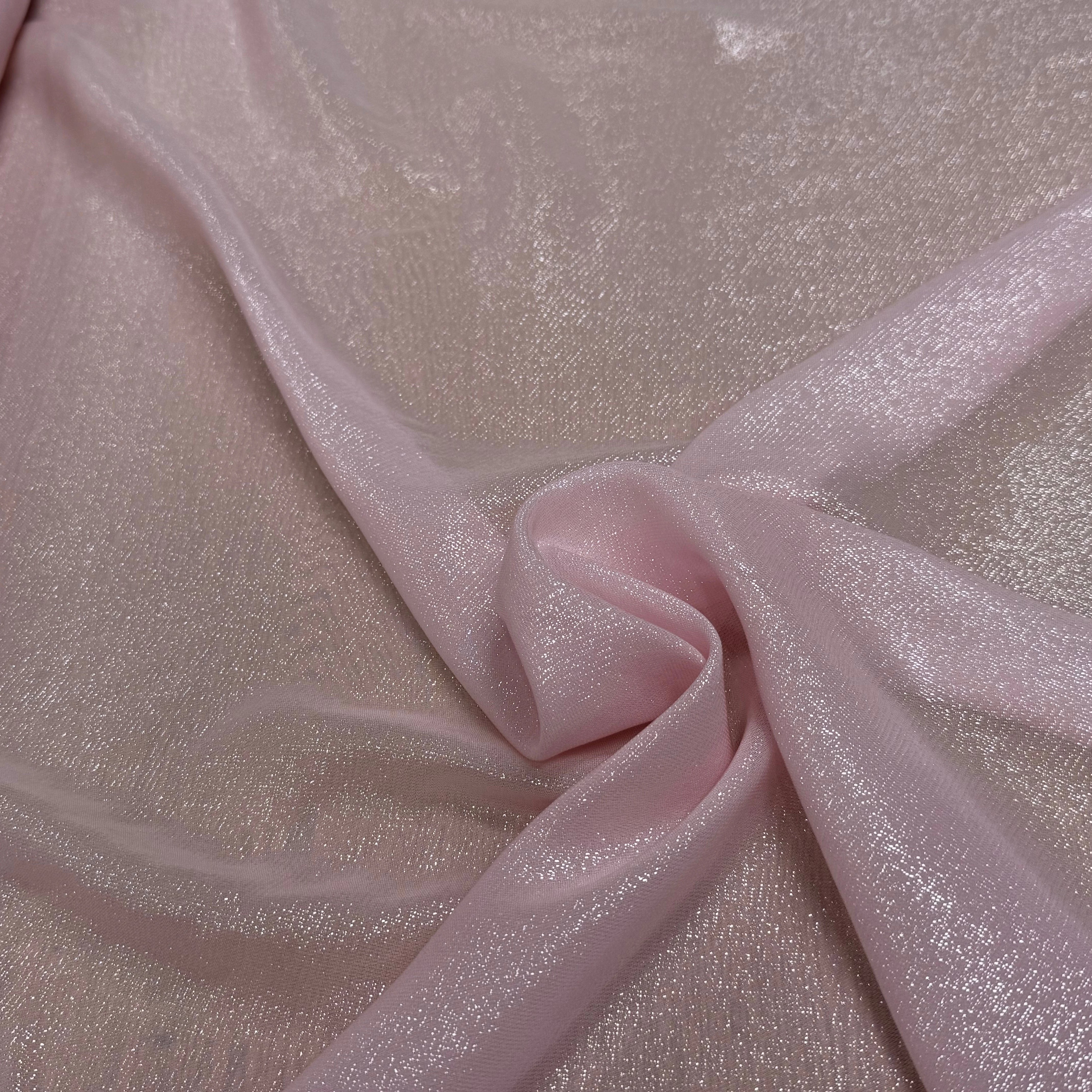 LAMÉ VISCOSE ROSE BARBE À PAPA - My Little Coupon