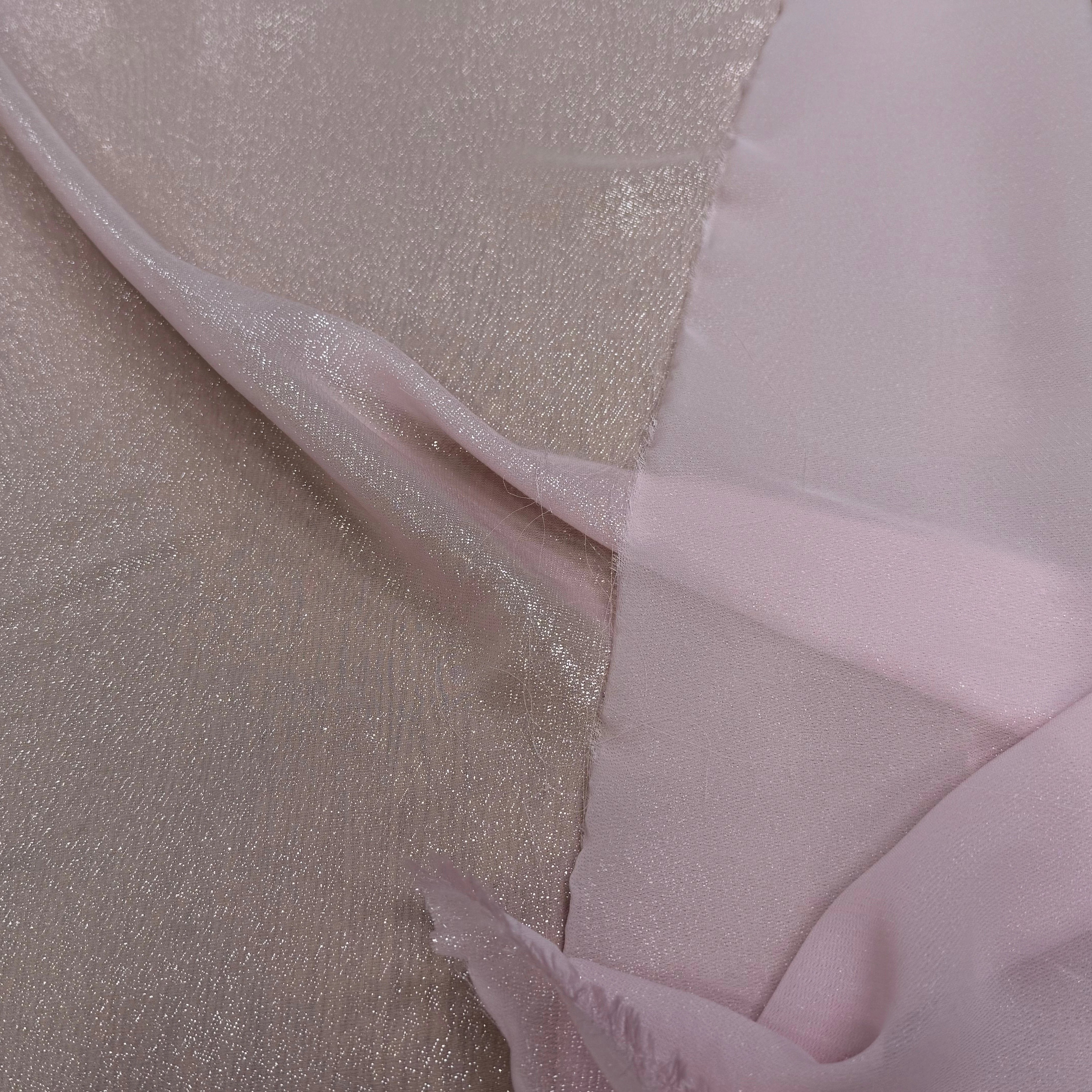 LAMÉ VISCOSE ROSE BARBE À PAPA - My Little Coupon