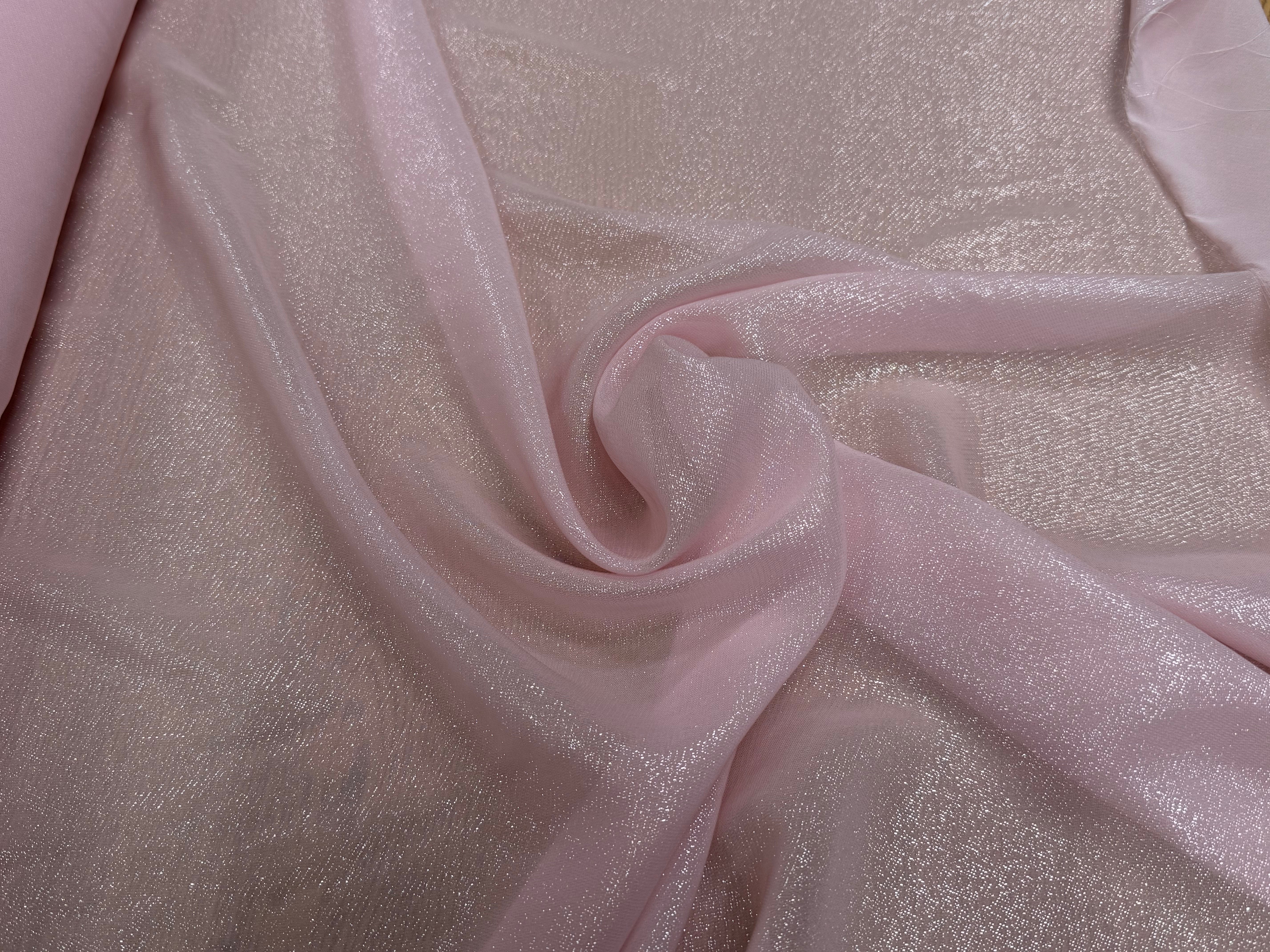 LAMÉ VISCOSE ROSE BARBE À PAPA - My Little Coupon