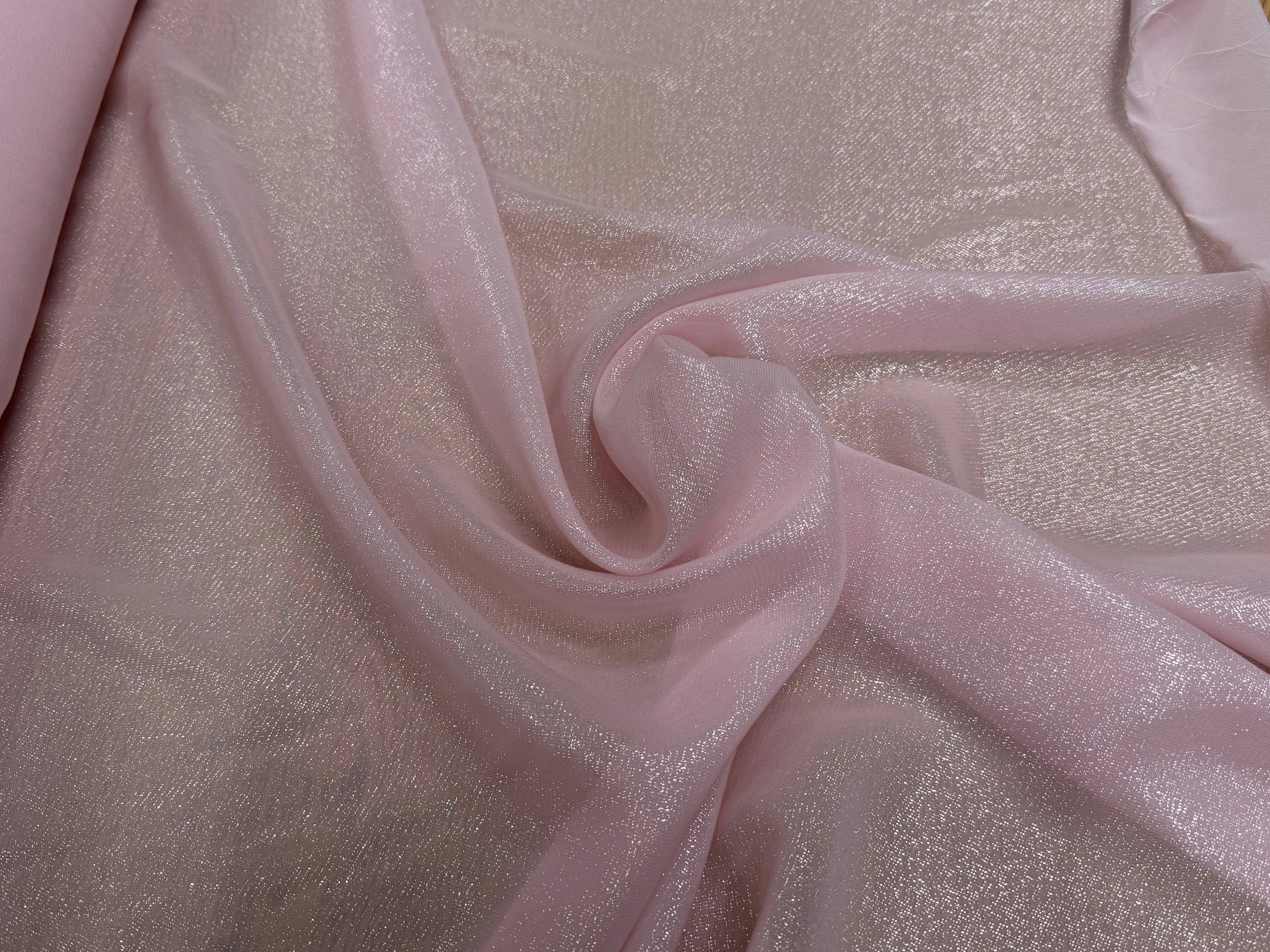 LAMÉ VISCOSE ROSE BARBE À PAPA - My Little Coupon