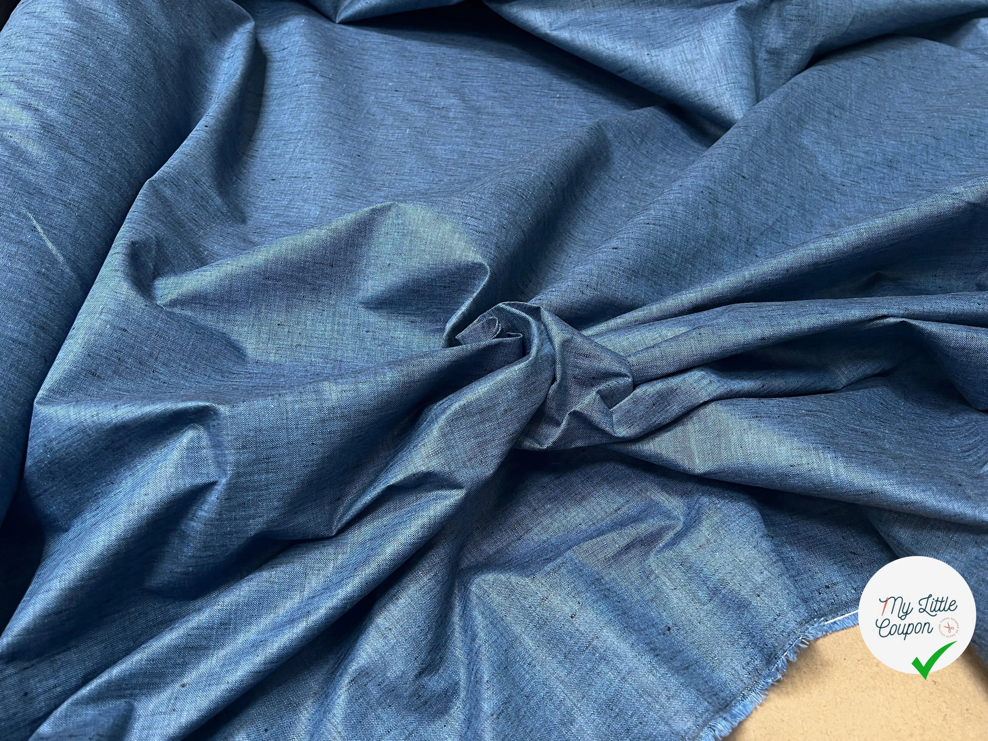 LIN ENDUIT BLEU CHINÉ - My Little Coupon