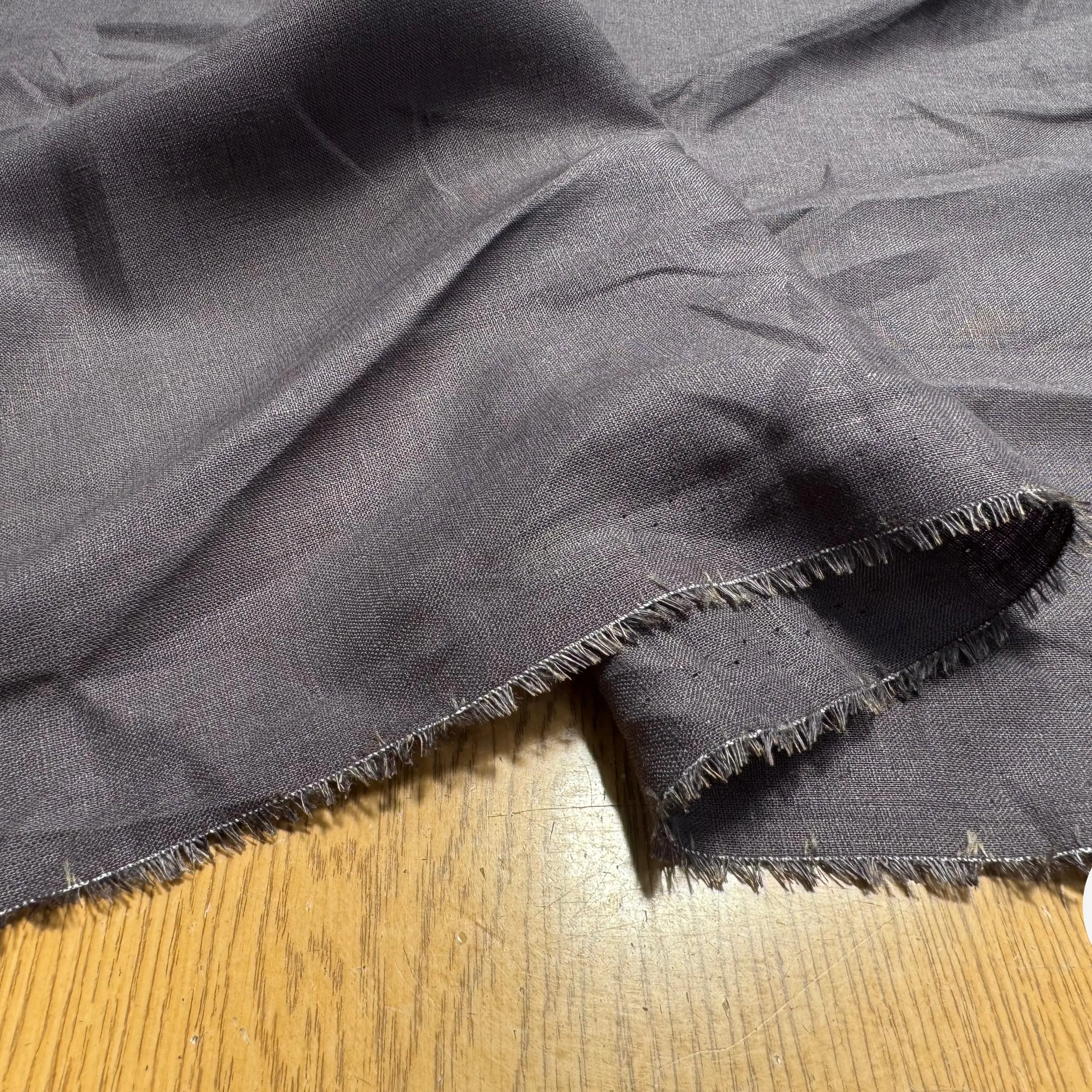 LIN GRIS FONCÉ UNI - My Little Coupon