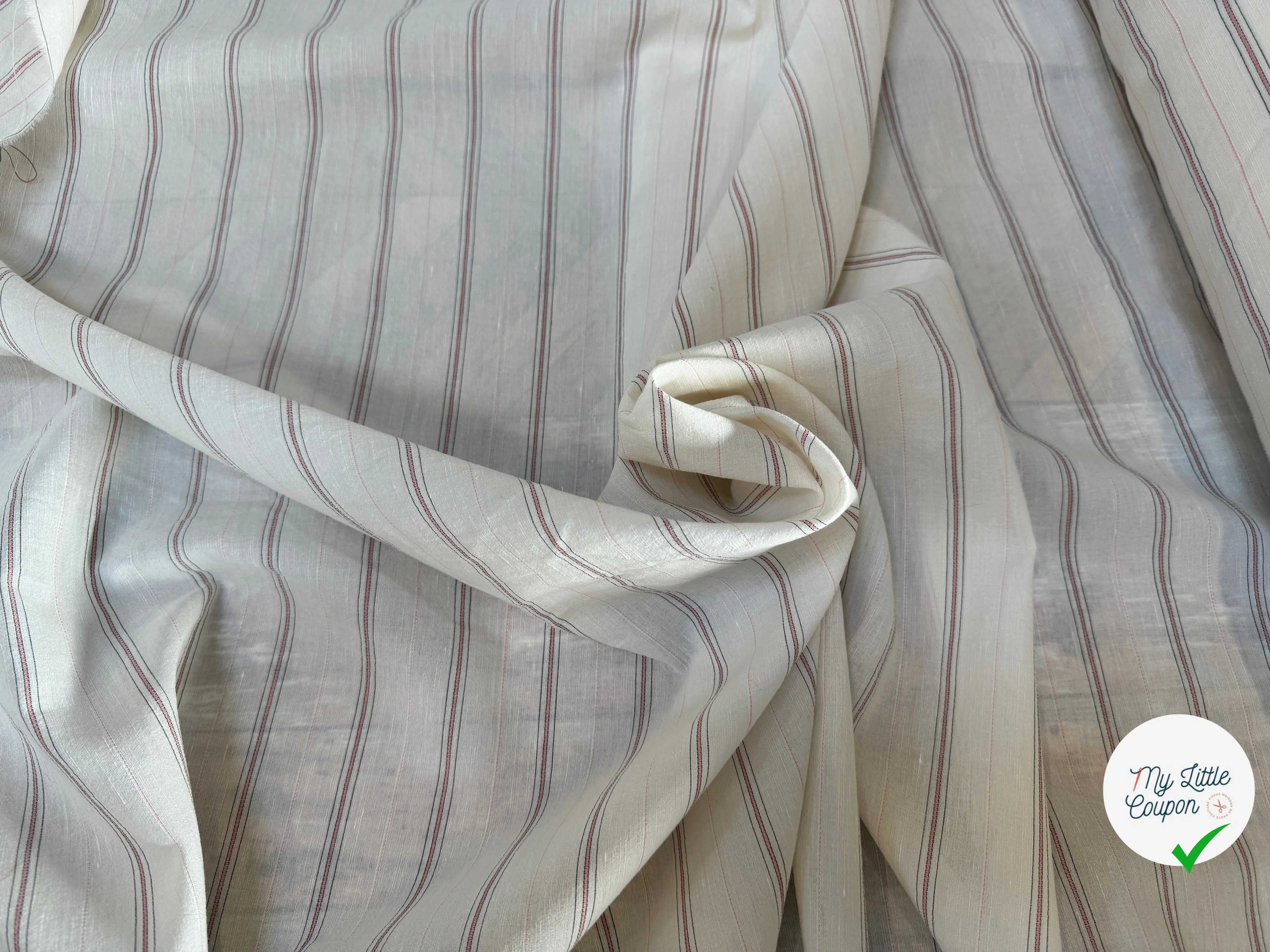 LIN LEGER RAYURES TEXTURÉ - My Little Coupon