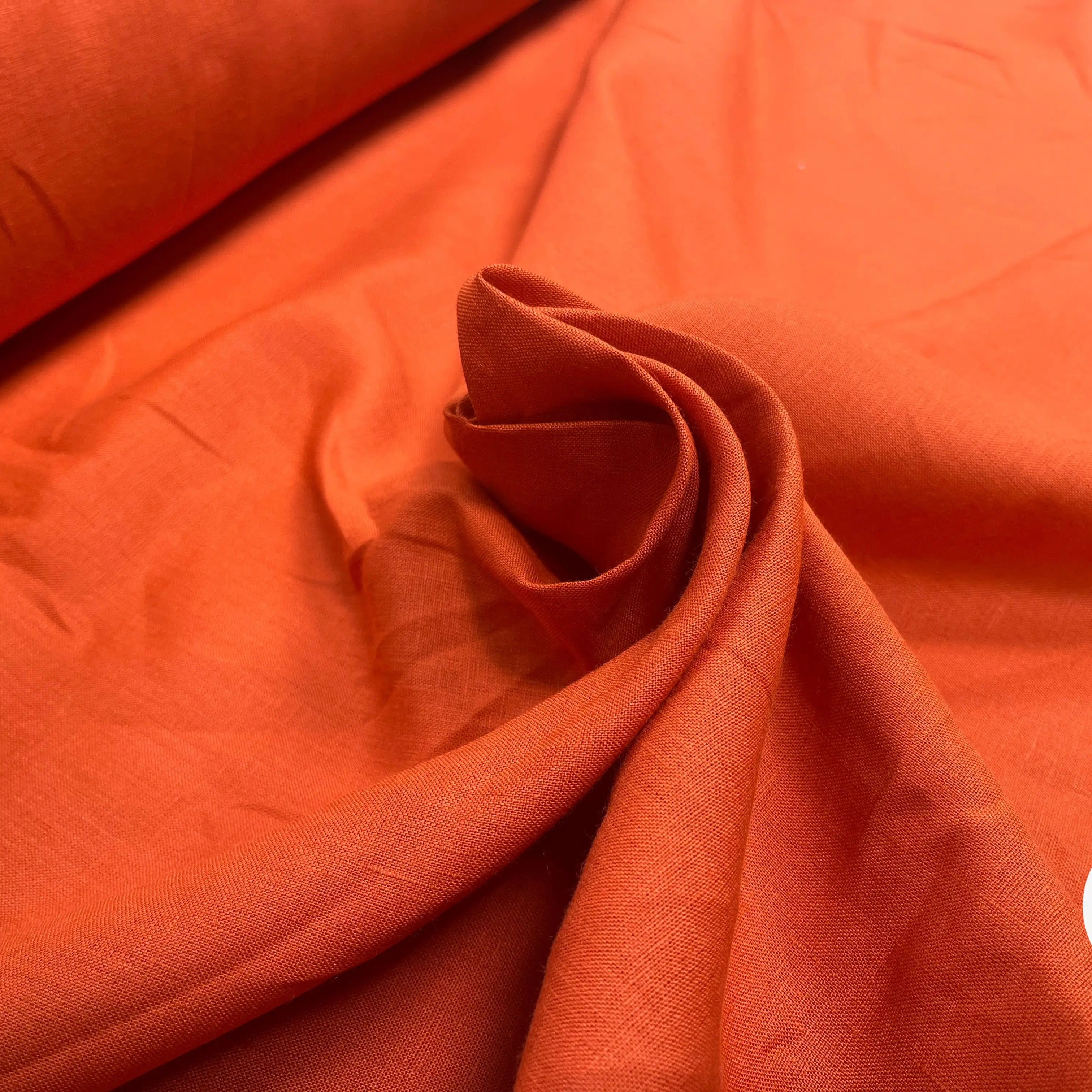 LIN UNI 100% LIN U345 CITROUILLE - My Little Coupon