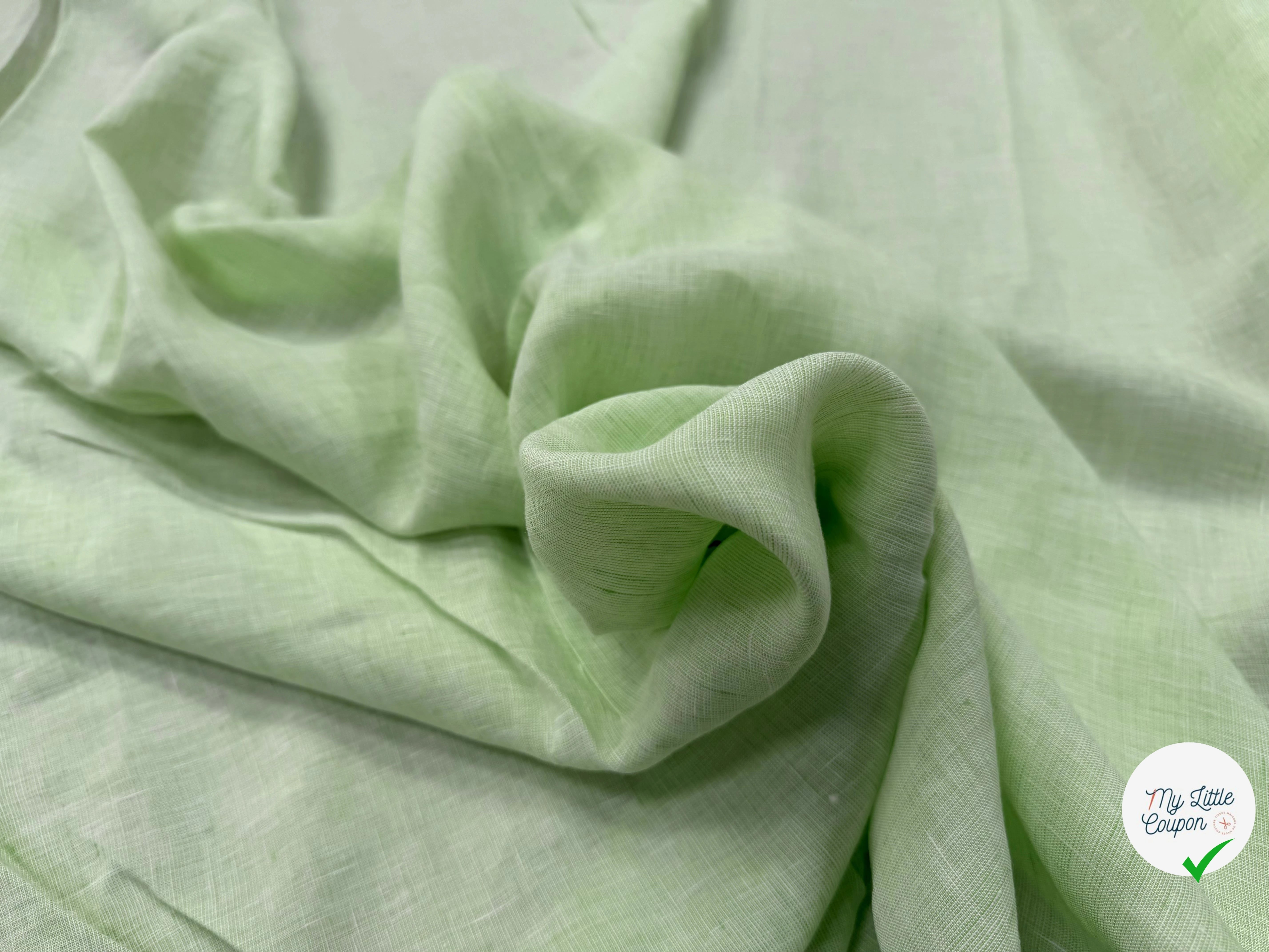 LIN VERT CLAIR UNI - My Little Coupon