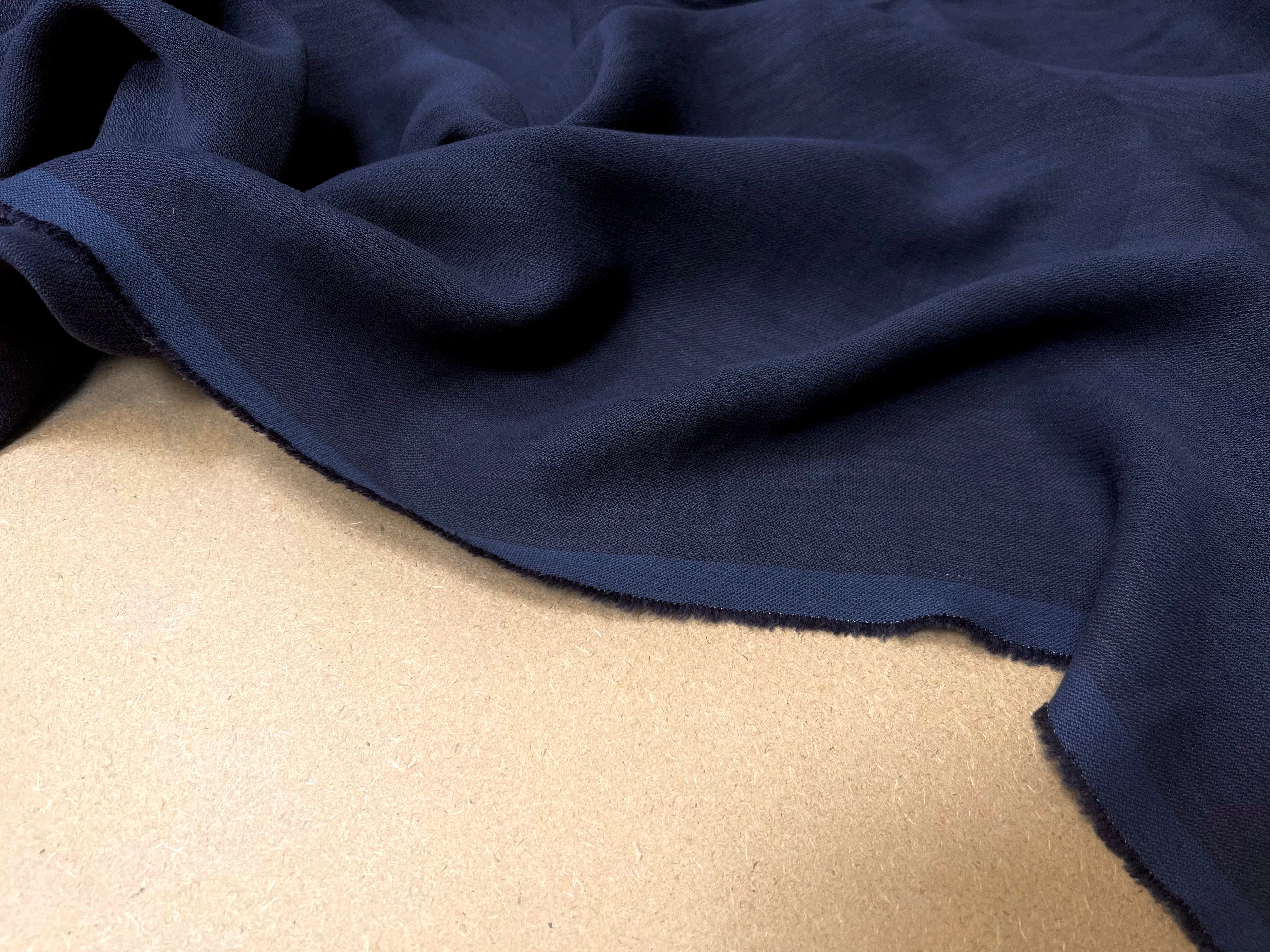 LIN VISCOSE BLEU MARINE - My Little Coupon