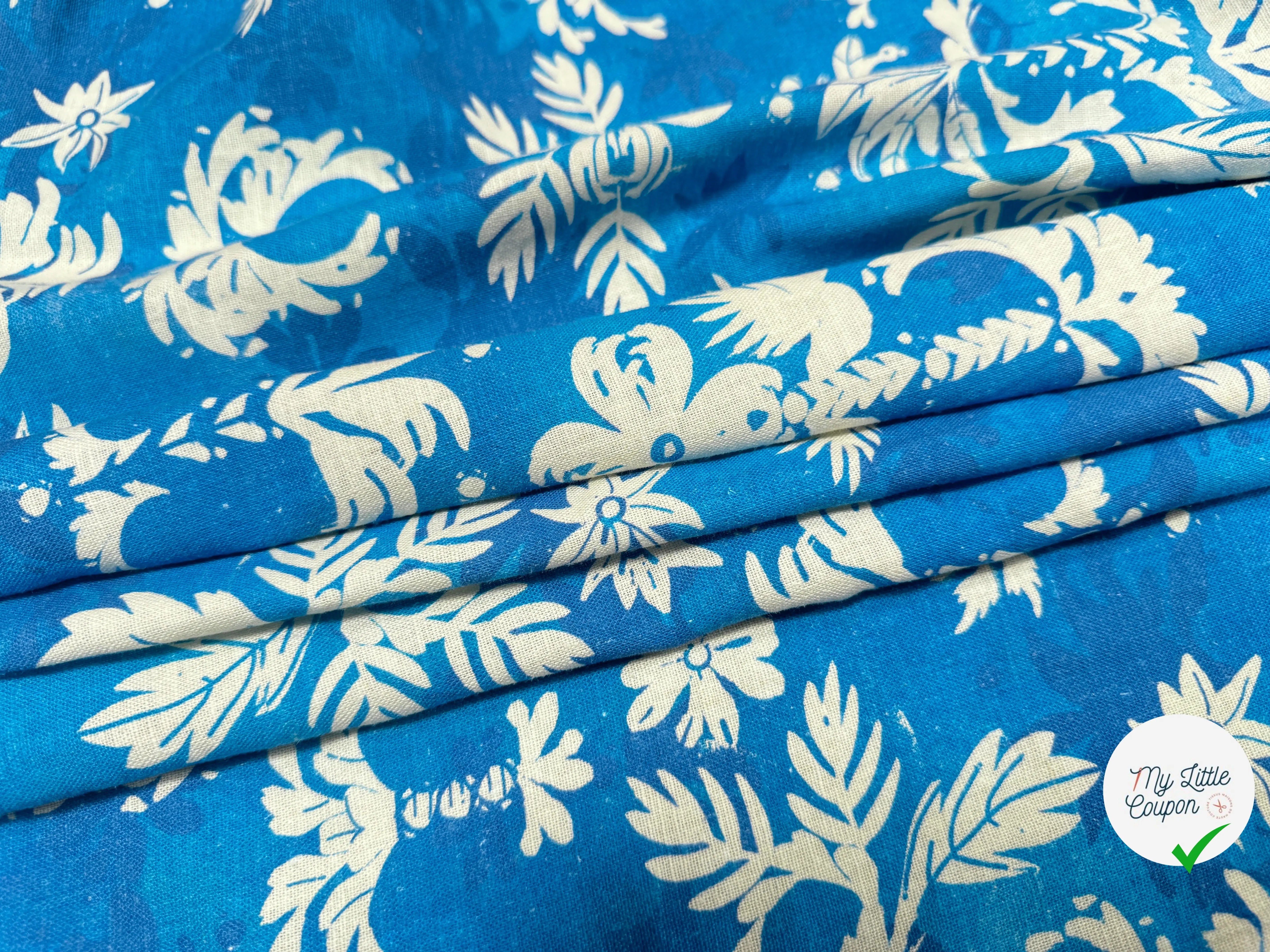 LIN VISCOSE HAWAIENNE PRINT - My Little Coupon