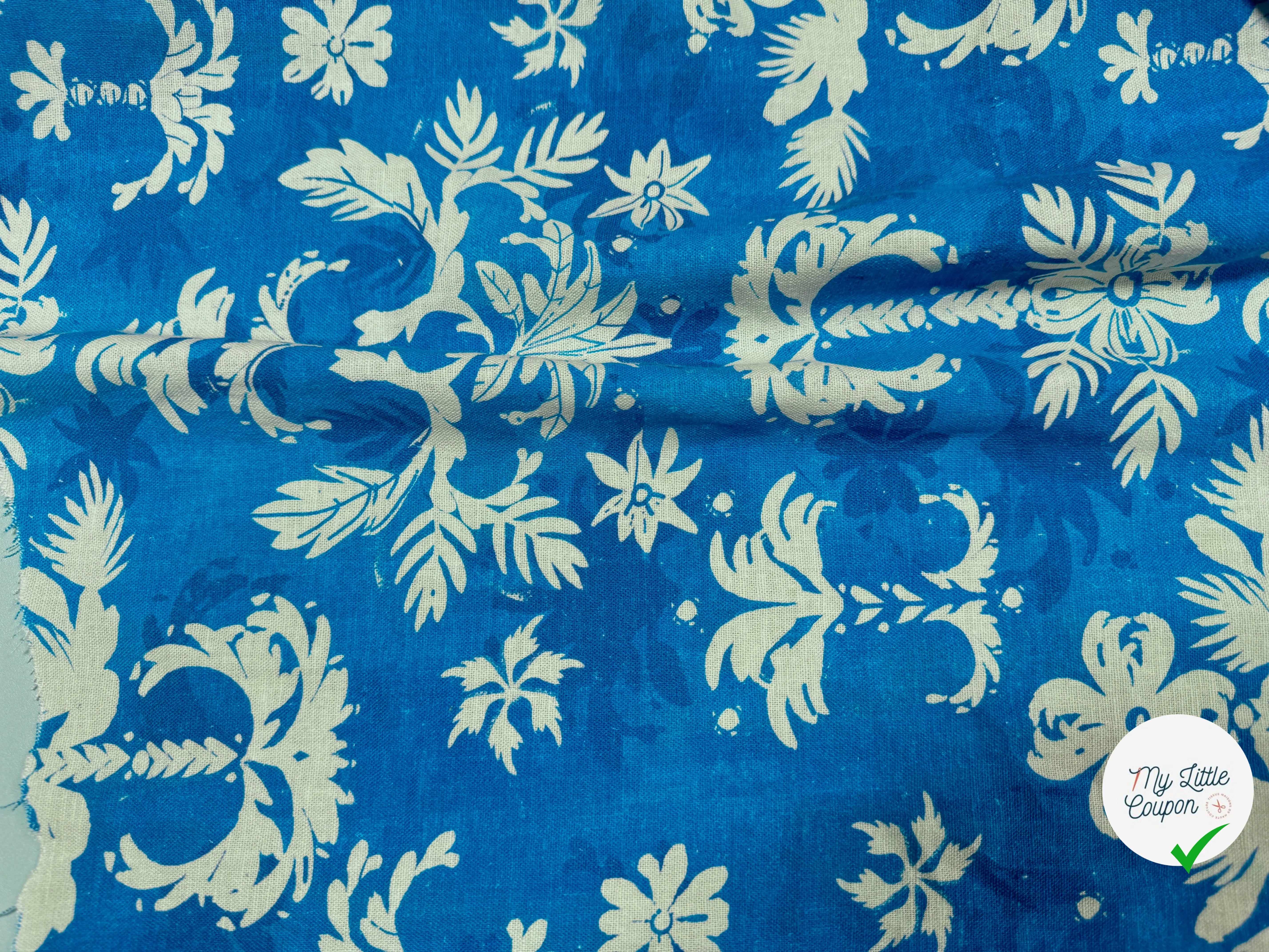 LIN VISCOSE HAWAIENNE PRINT - My Little Coupon