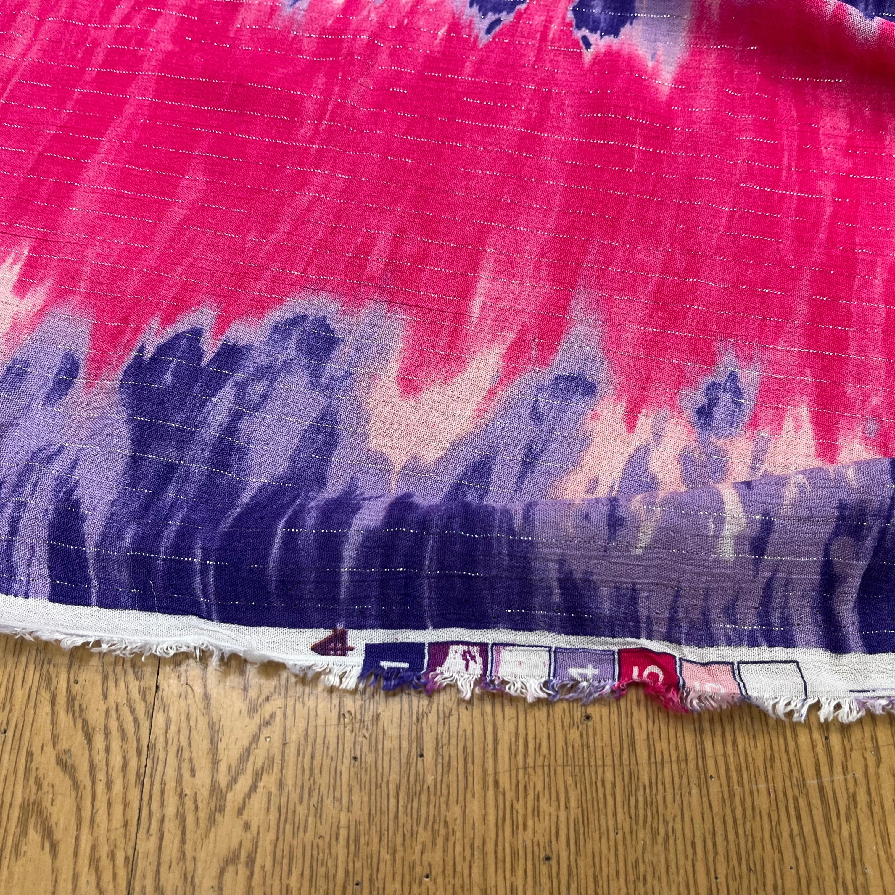 LUREX YORYU TIE AND DYE JAUNE/ROSE/VIOLET - My Little Coupon