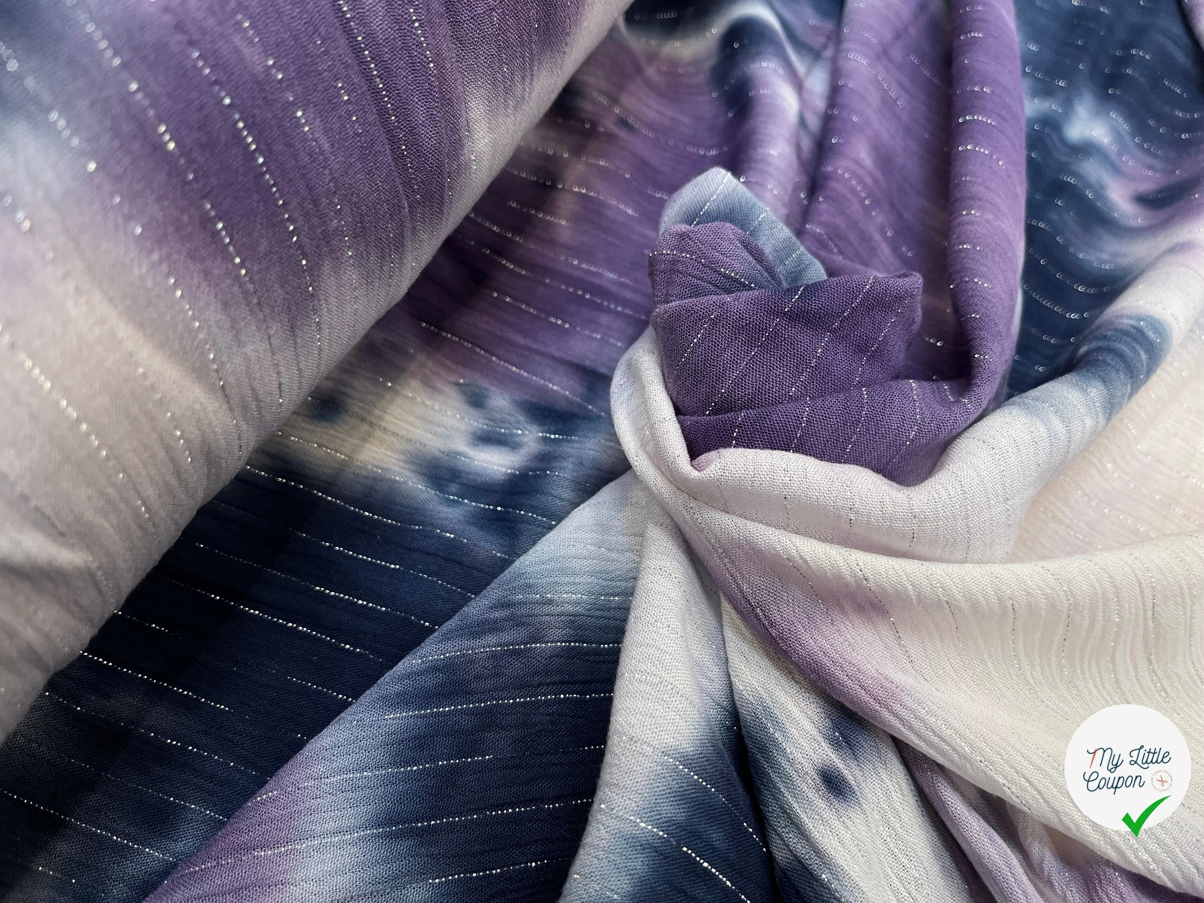 LUREX YORYU TIE AND DYE VIOLET/BLEU - My Little Coupon