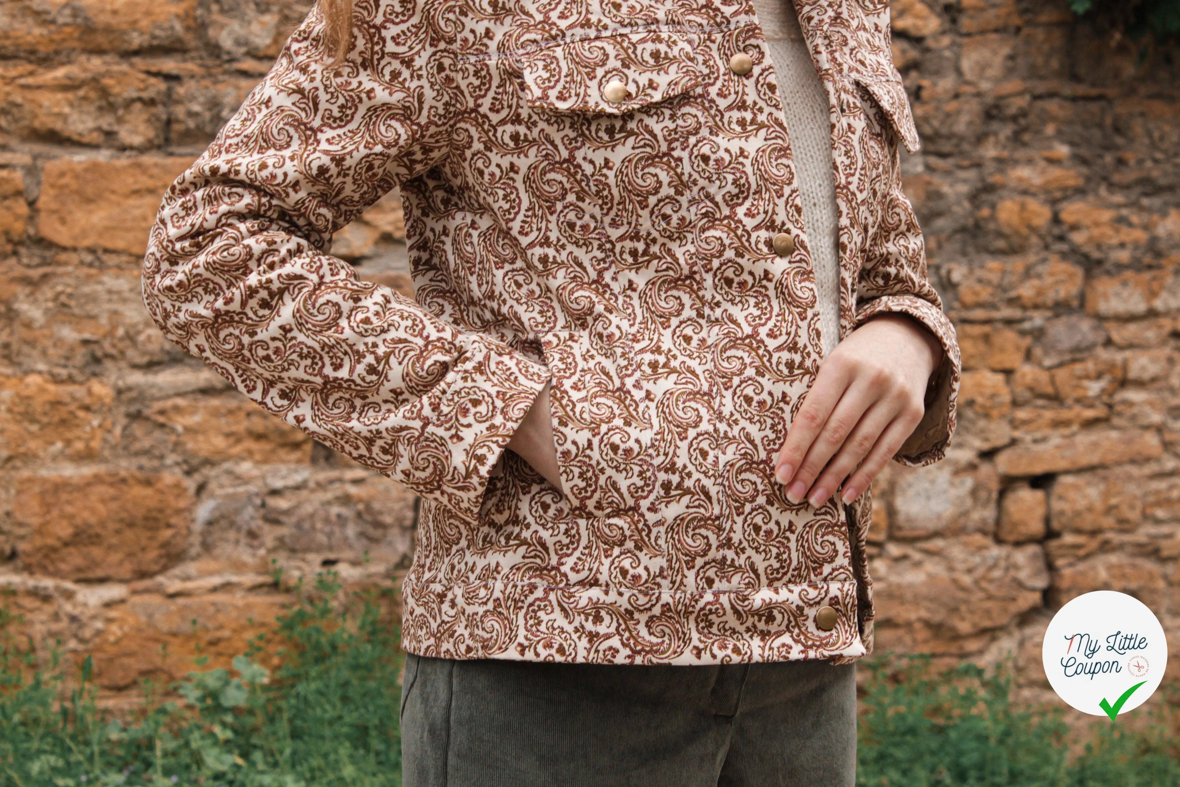 La veste Elsa - Cha' coud - - My Little Coupon - tissu - coudre