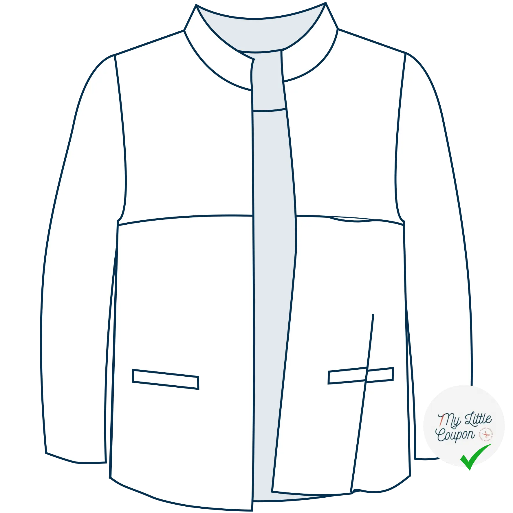 La veste tailleur de Laure - Patron pdf - My Little Coupon