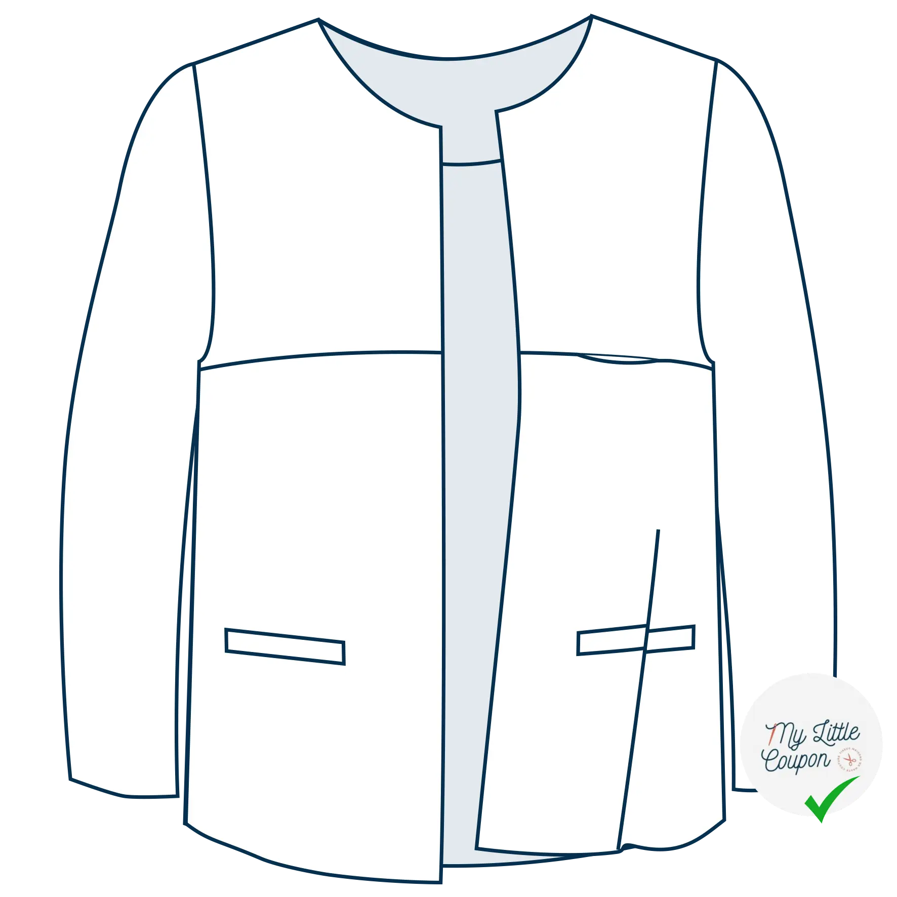 La veste tailleur de Laure - Patron pdf - My Little Coupon