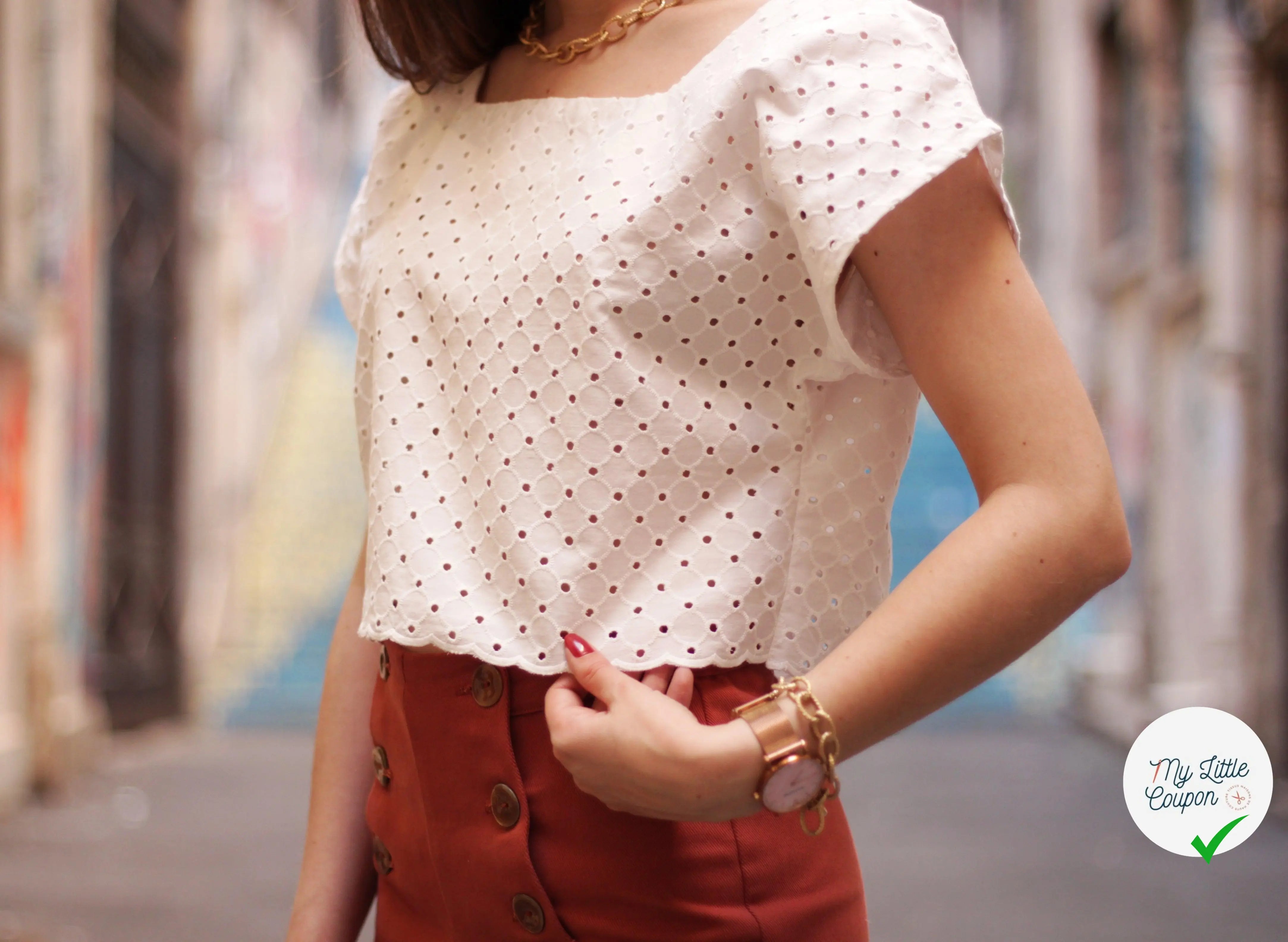 Le top Yuko - Cha' coud - - My Little Coupon - tissu - coudre