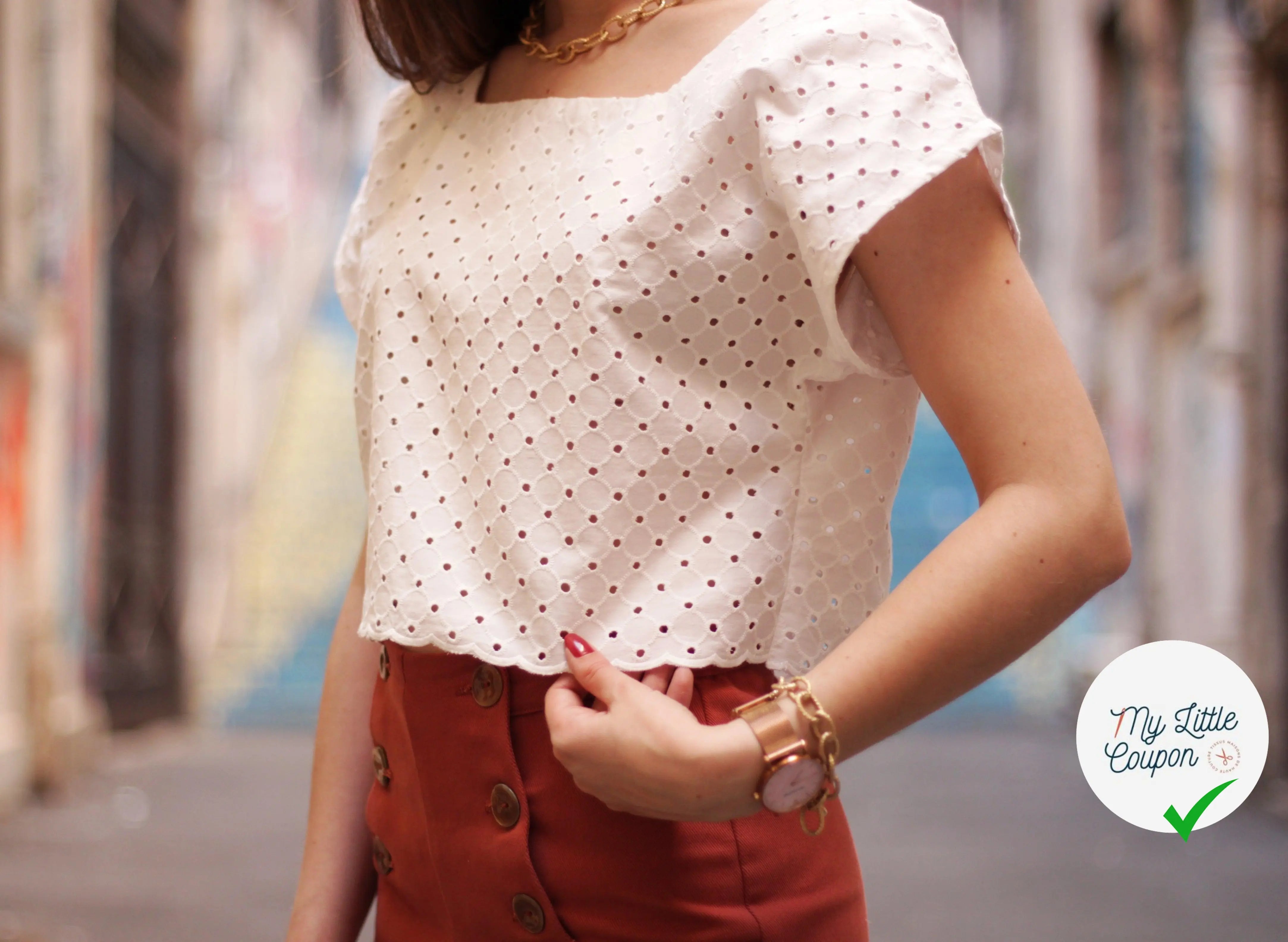 Le top Yuko - Cha' coud - - My Little Coupon - tissu - coudre
