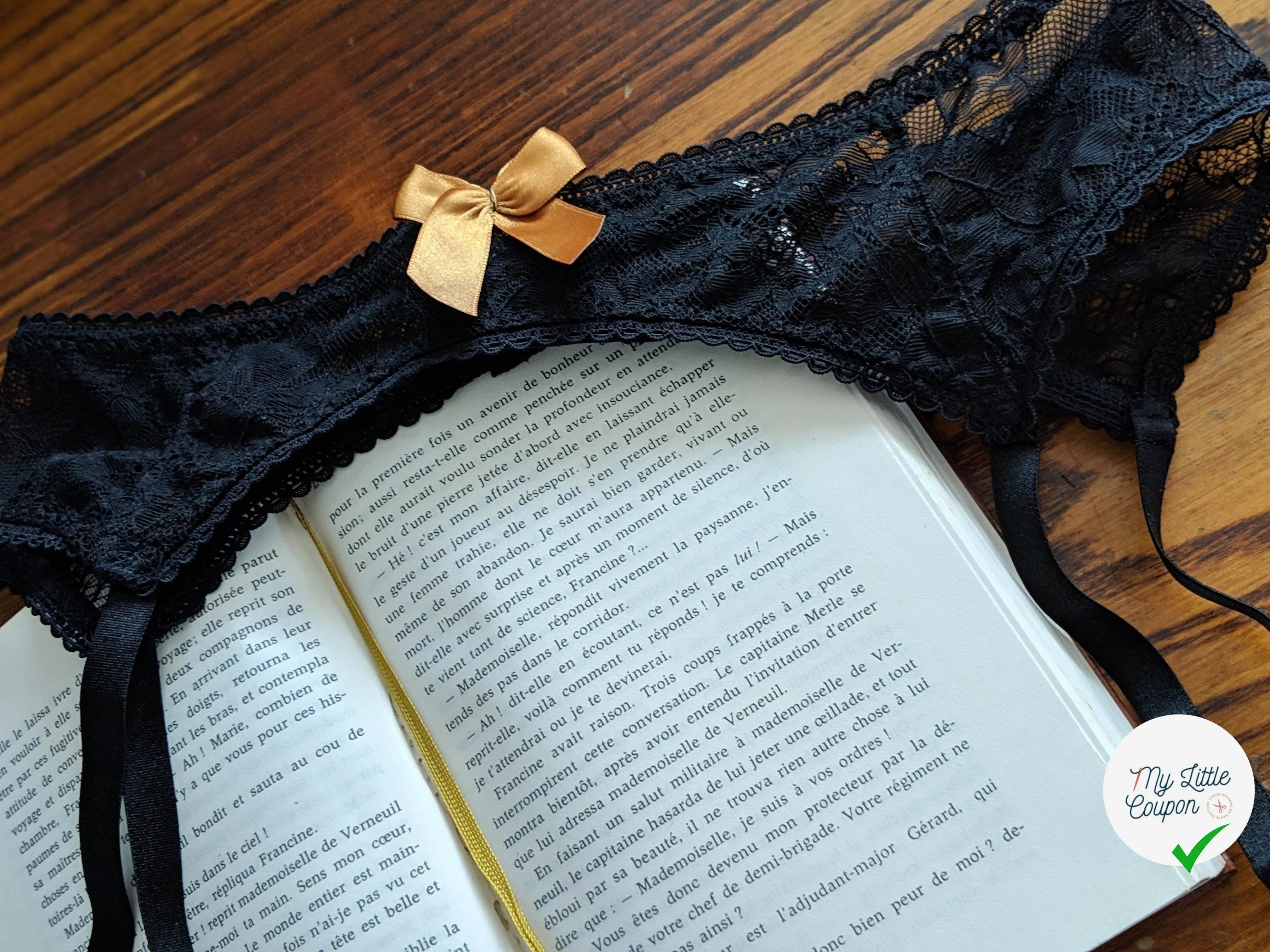 Léonard | Porte-jarretelle - My Little Coupon - tissu - coudre