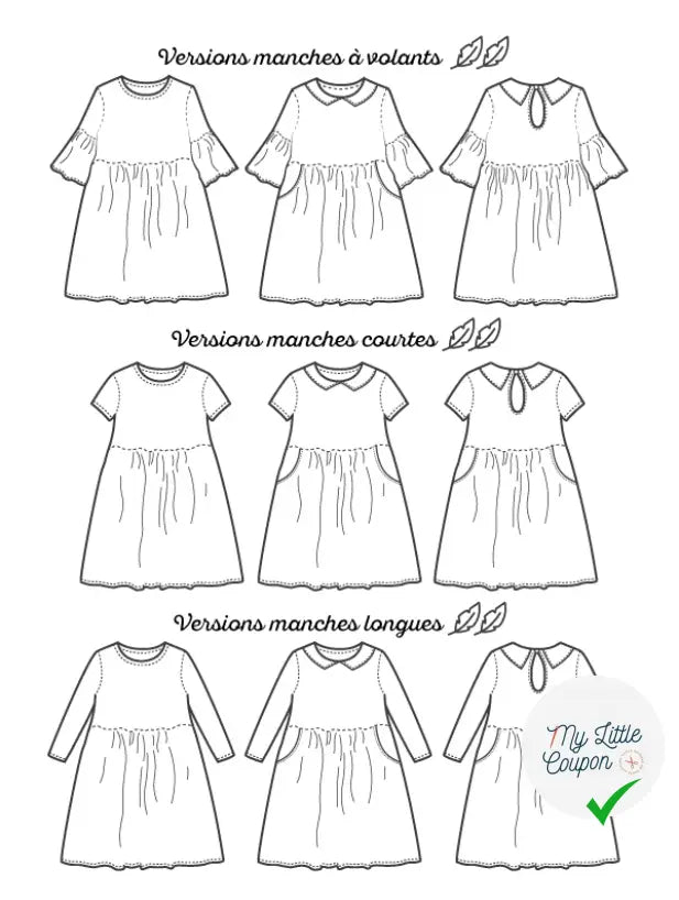 Linotte la robe bohème | Du 3 au 12 ans MLC INTERN