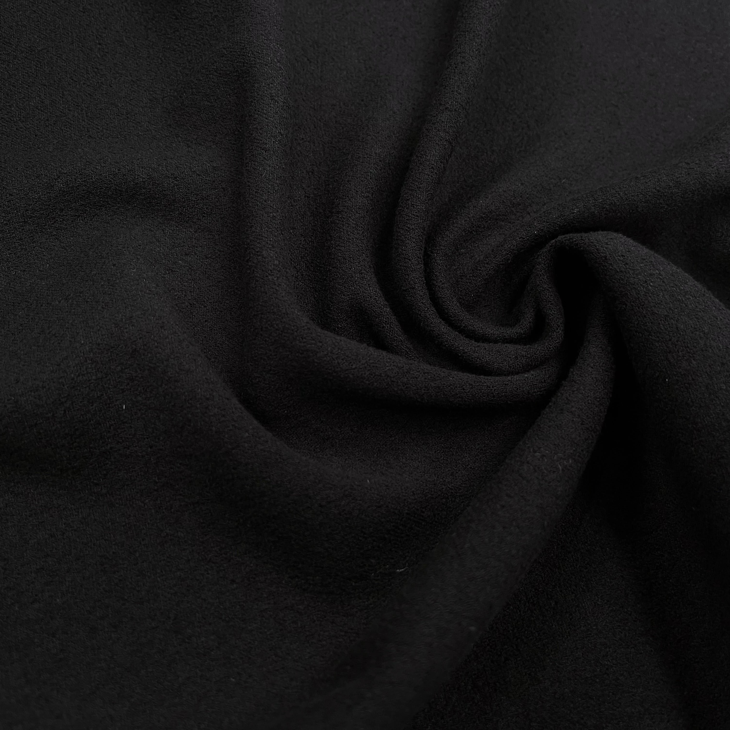 MAILLE 50% VISCOSE BLACK 148CM - My Little Coupon