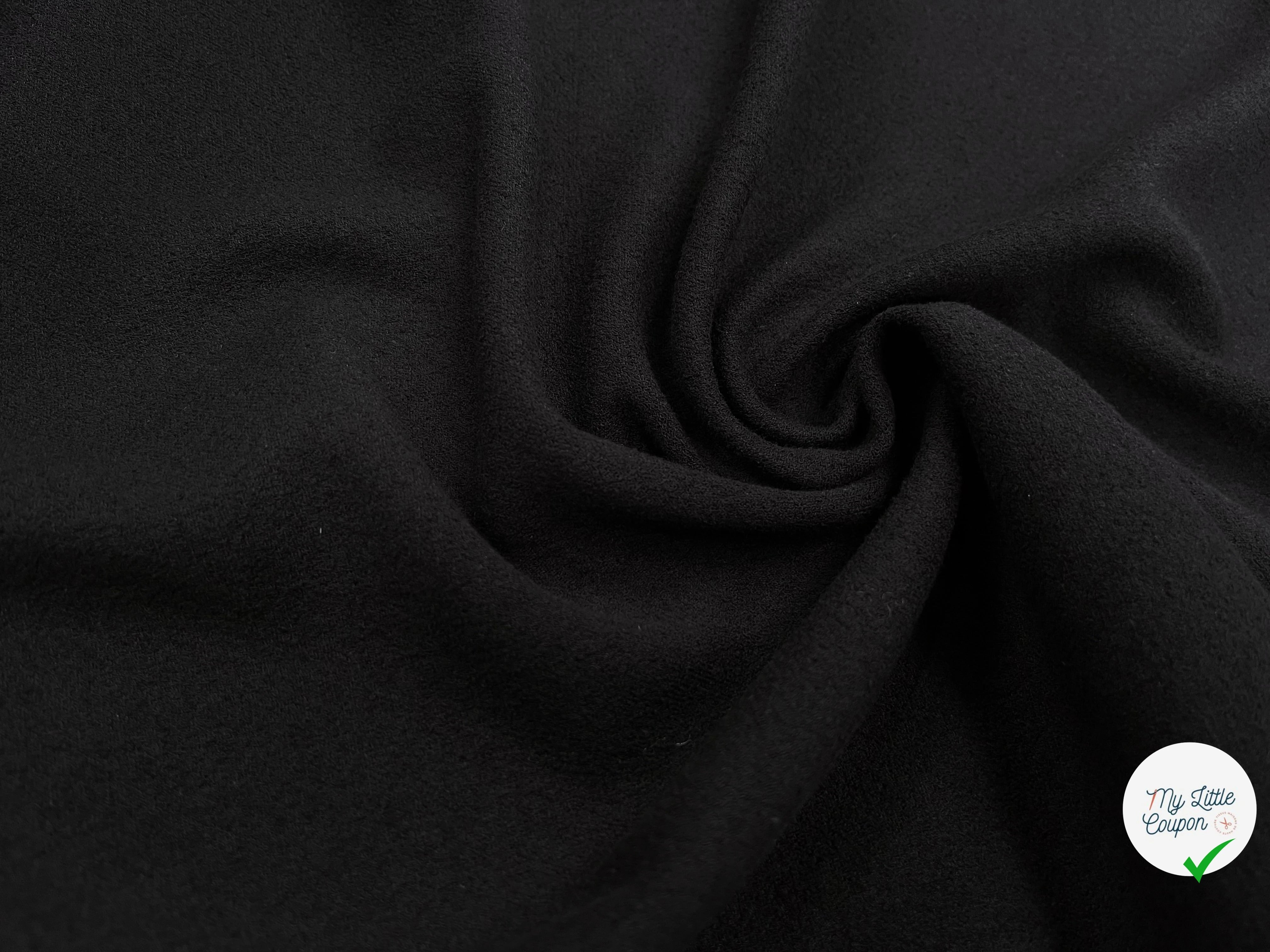 MAILLE 50% VISCOSE BLACK 148CM - My Little Coupon