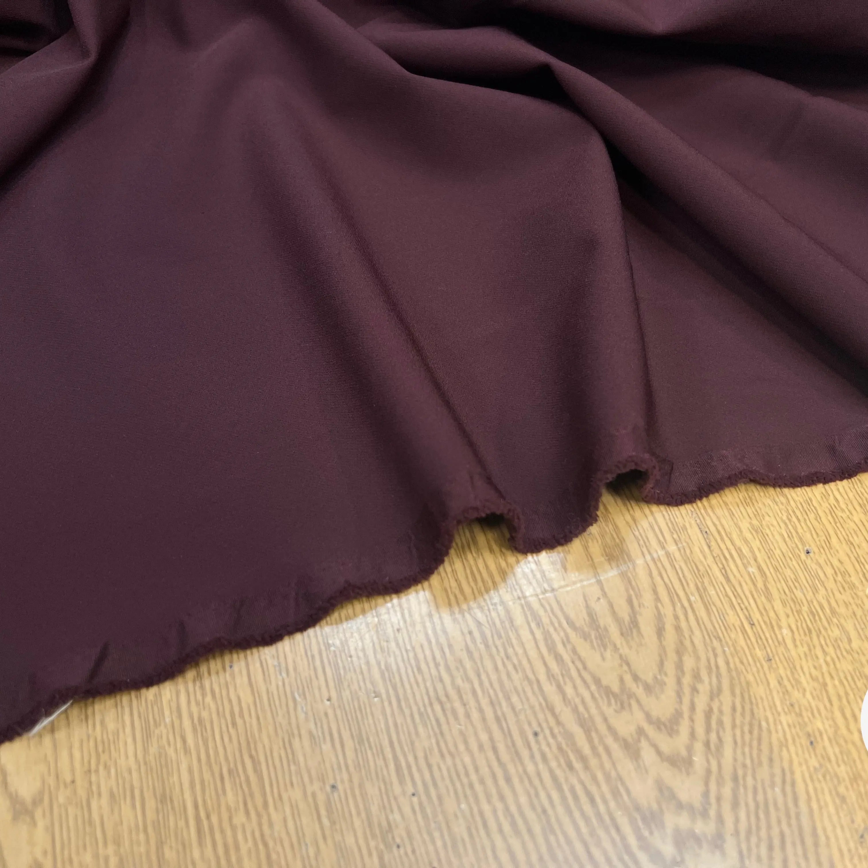 MAILLE BISTRETCH TECNICO BURGUNDY 10% ELASTHANNE - My Little Coupon