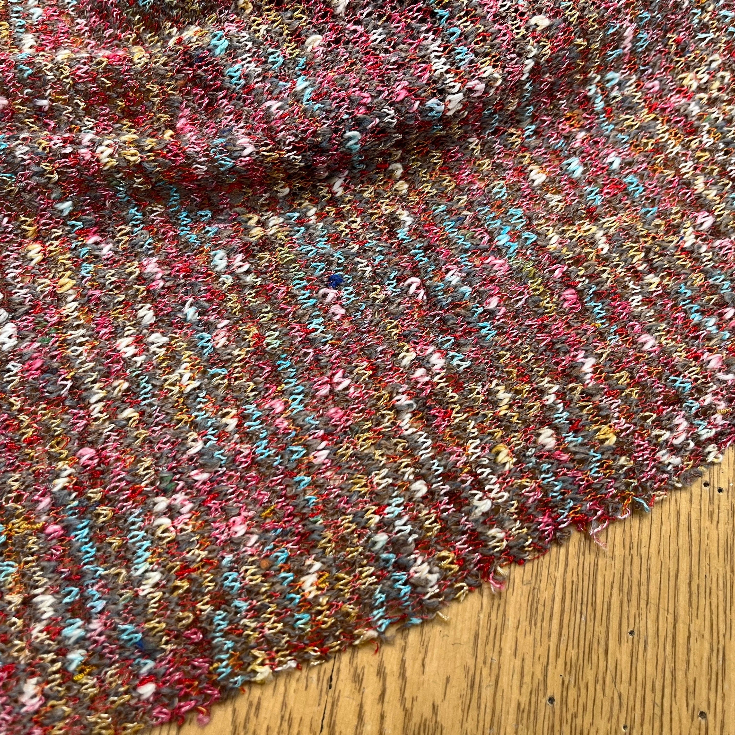 MAILLE BOUCLETTE TENDANCE ROUGE - My Little Coupon