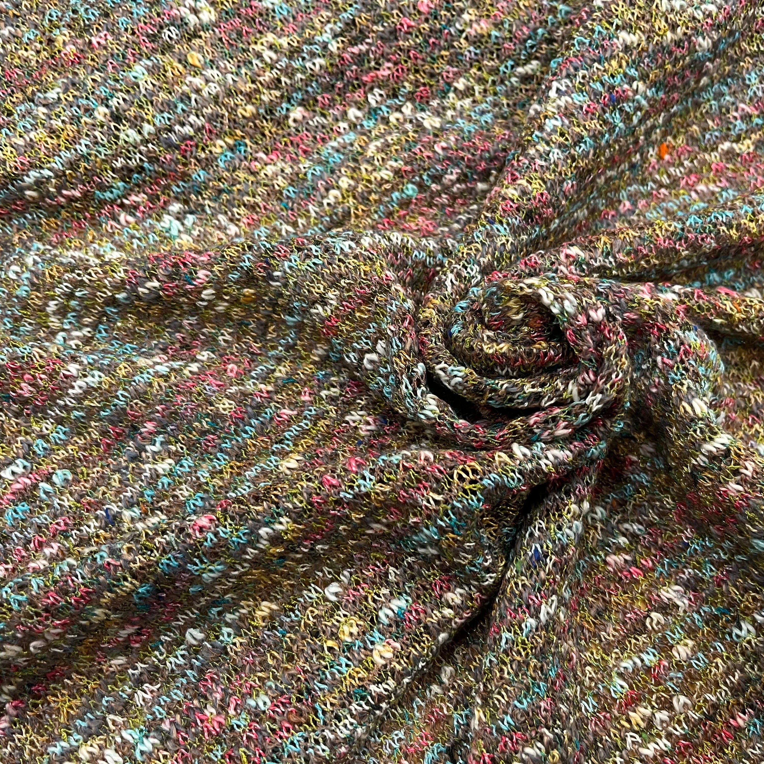 MAILLE BOUCLETTE TENDANCE VERT - My Little Coupon