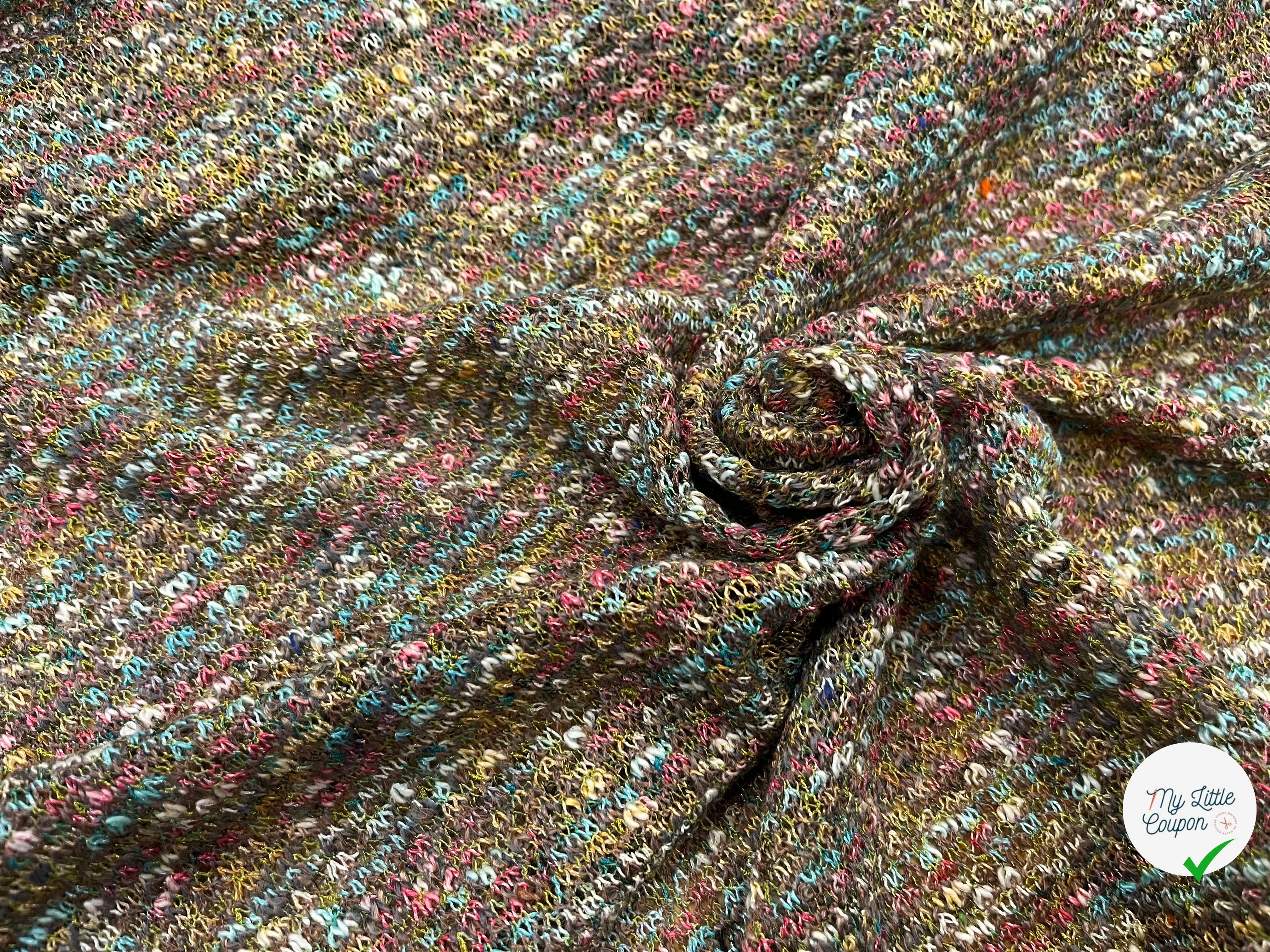 MAILLE BOUCLETTE TENDANCE VERT - My Little Coupon