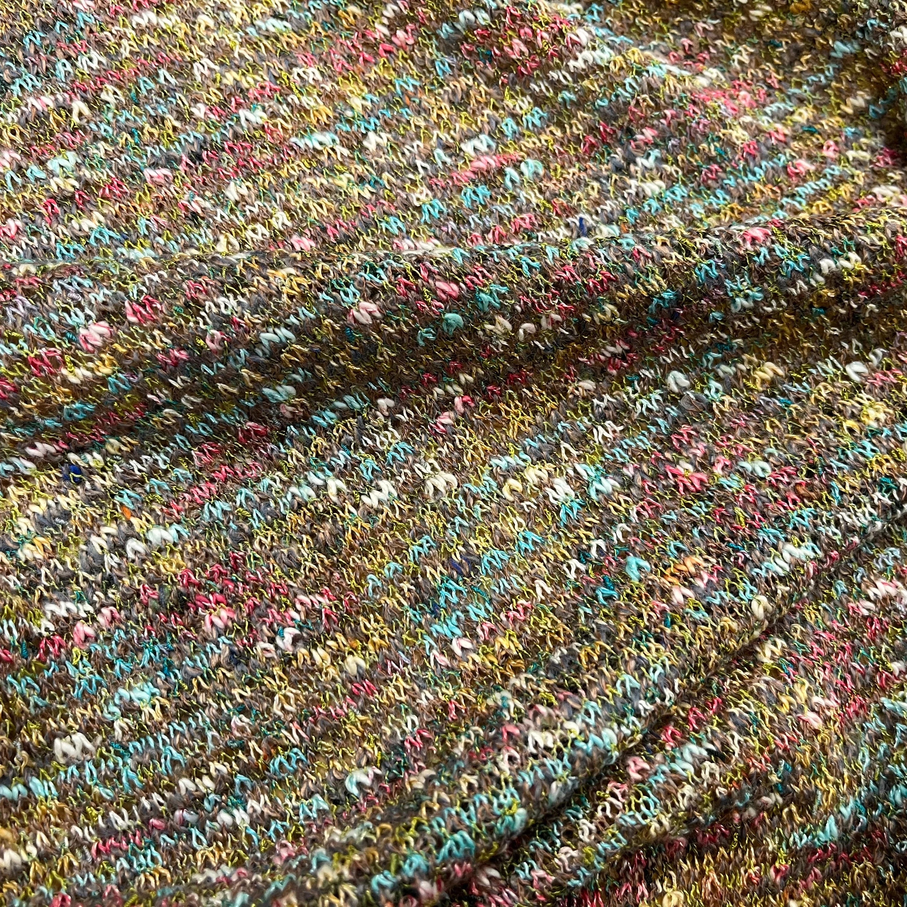 MAILLE BOUCLETTE TENDANCE VERT - My Little Coupon