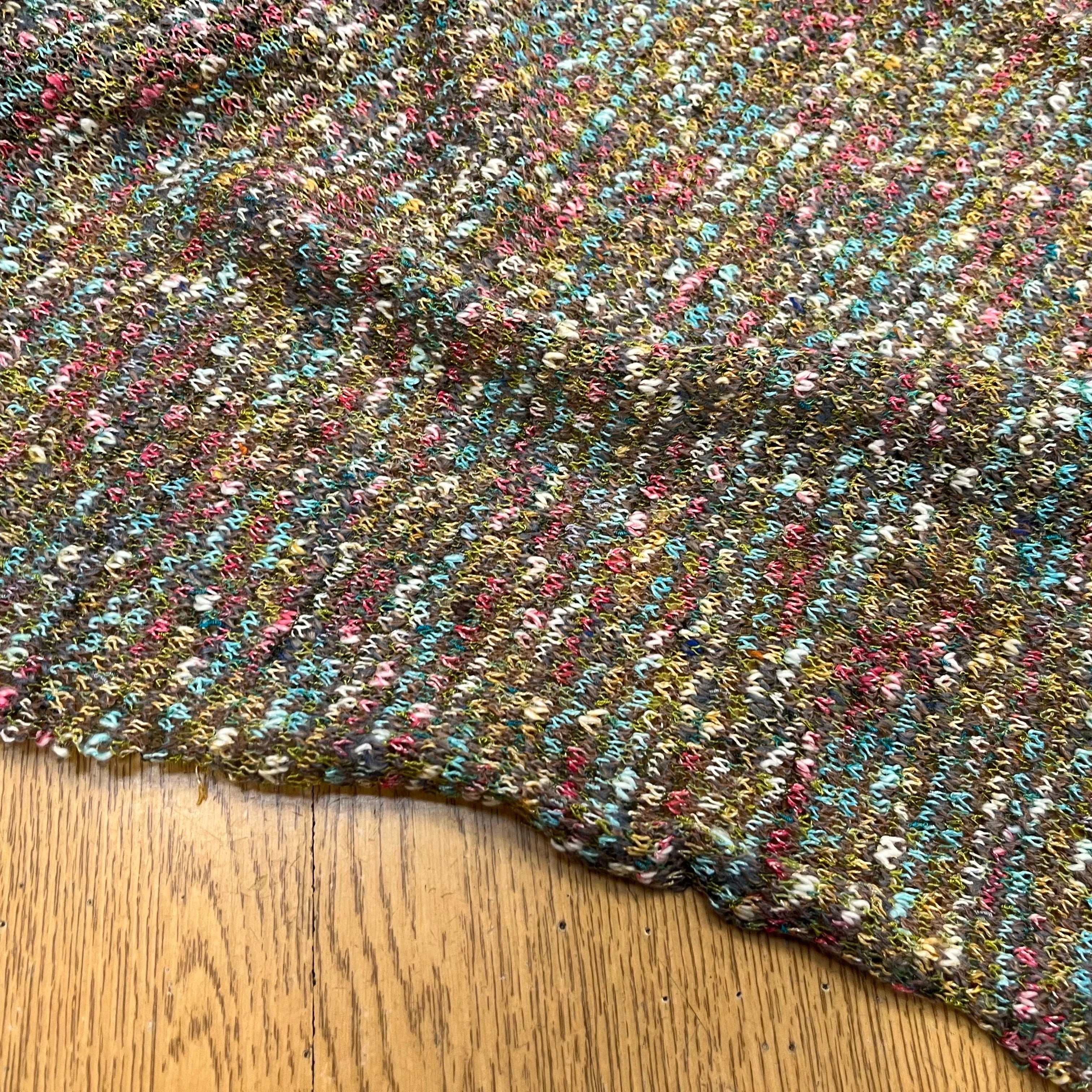 MAILLE BOUCLETTE TENDANCE VERT - My Little Coupon