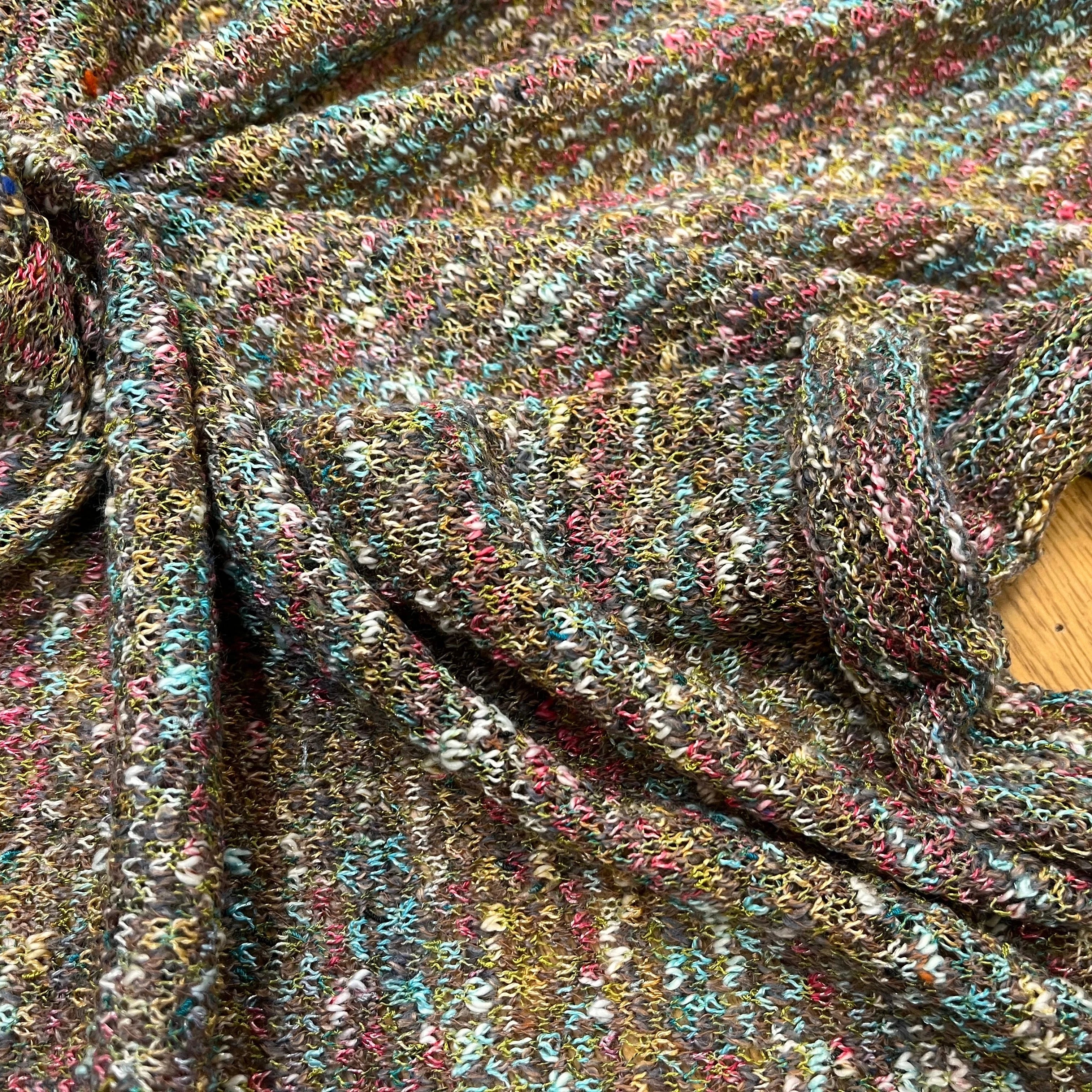 MAILLE BOUCLETTE TENDANCE VERT - My Little Coupon