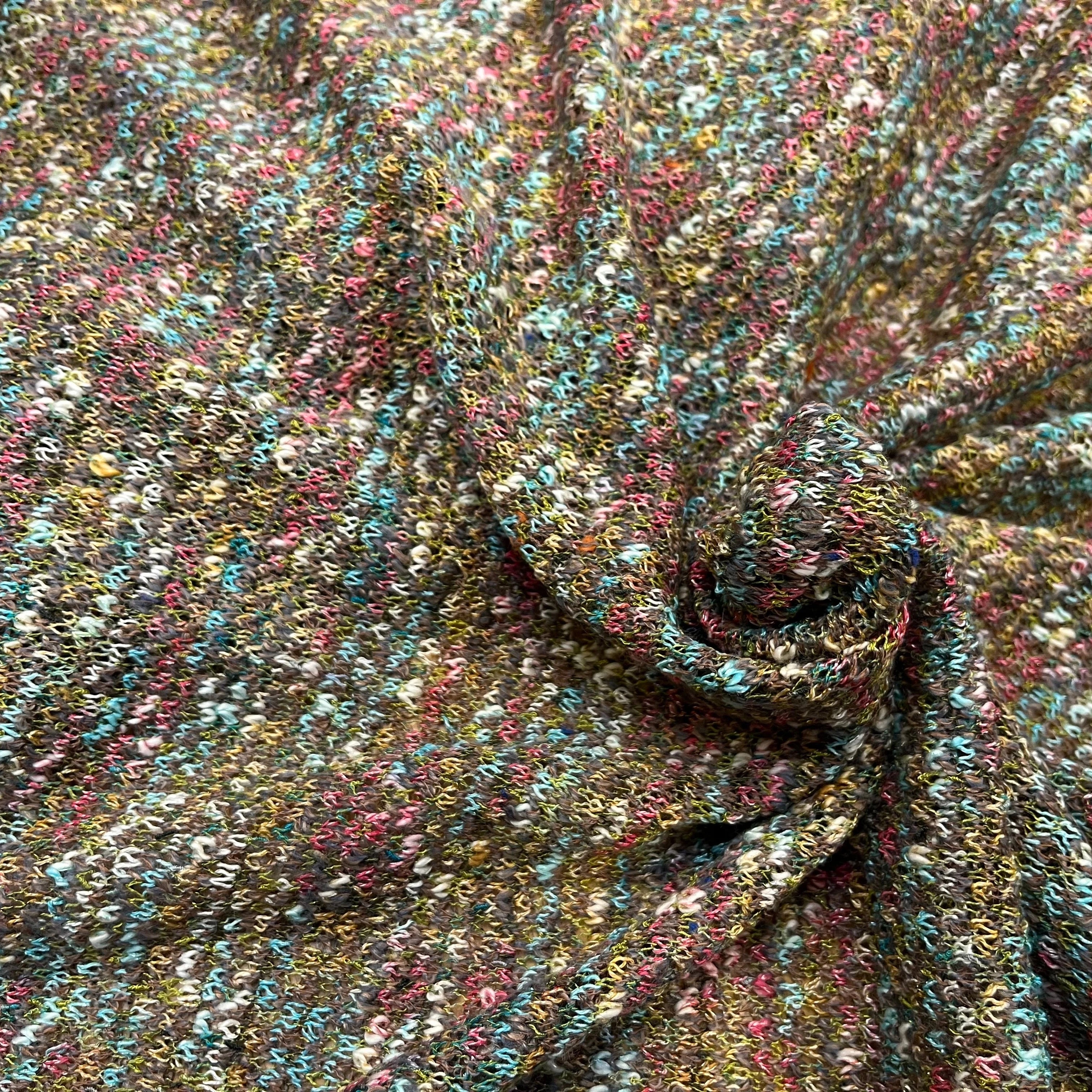 MAILLE BOUCLETTE TENDANCE VERT - My Little Coupon