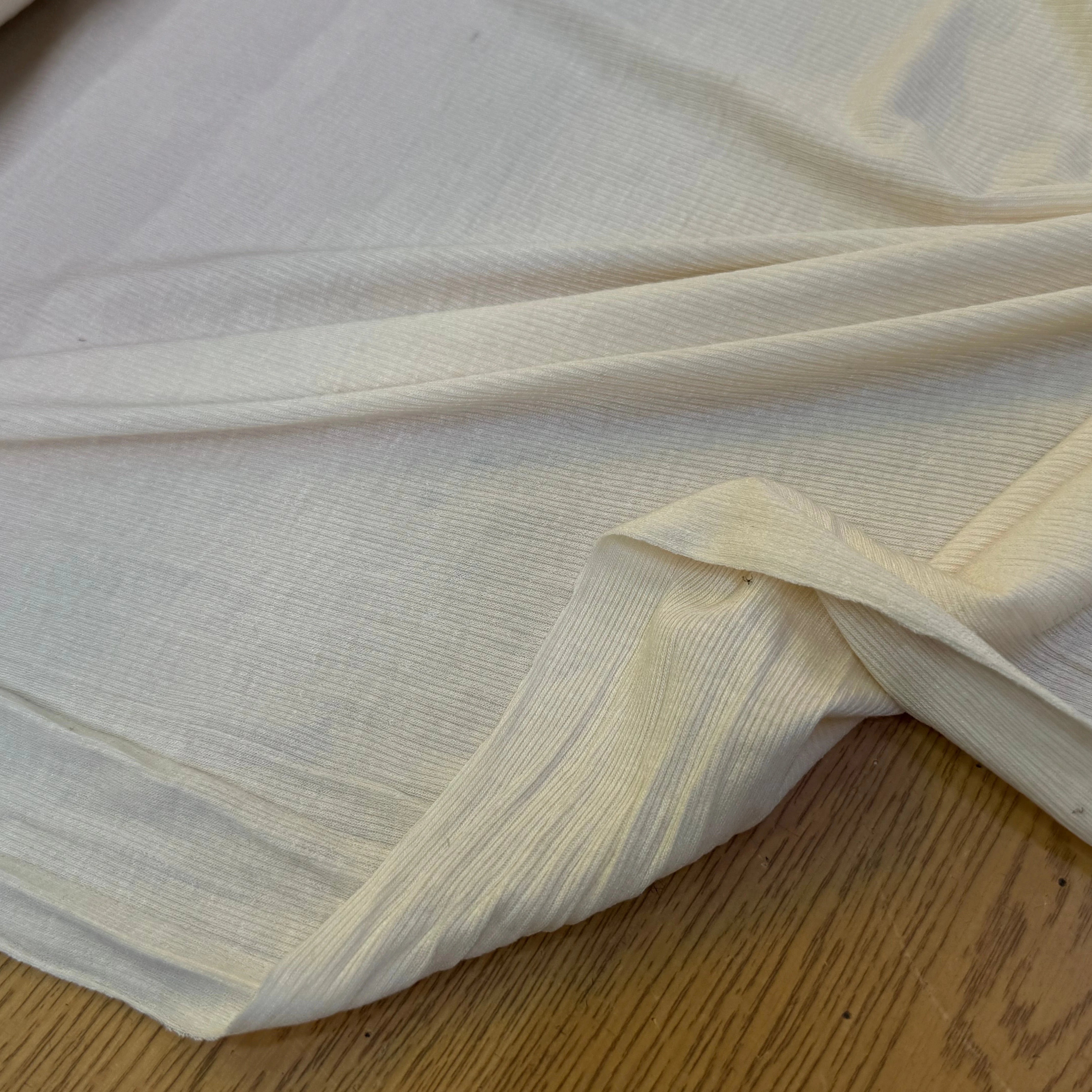 MAILLE COTE 1X1 ECRU COTIN ULTRA STRETCH - My Little Coupon
