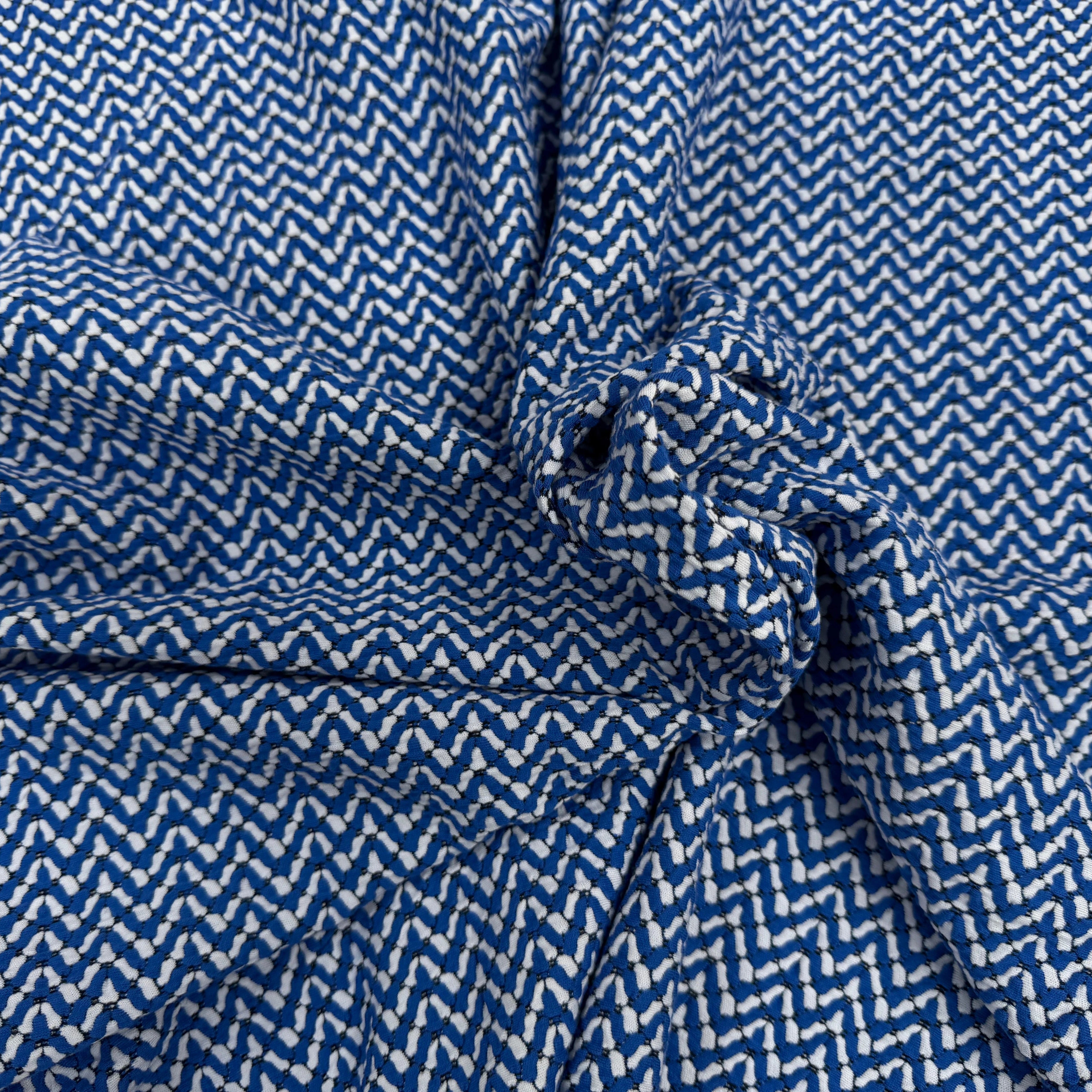 MAILLE COTON BLEU ET BLANC - My Little Coupon