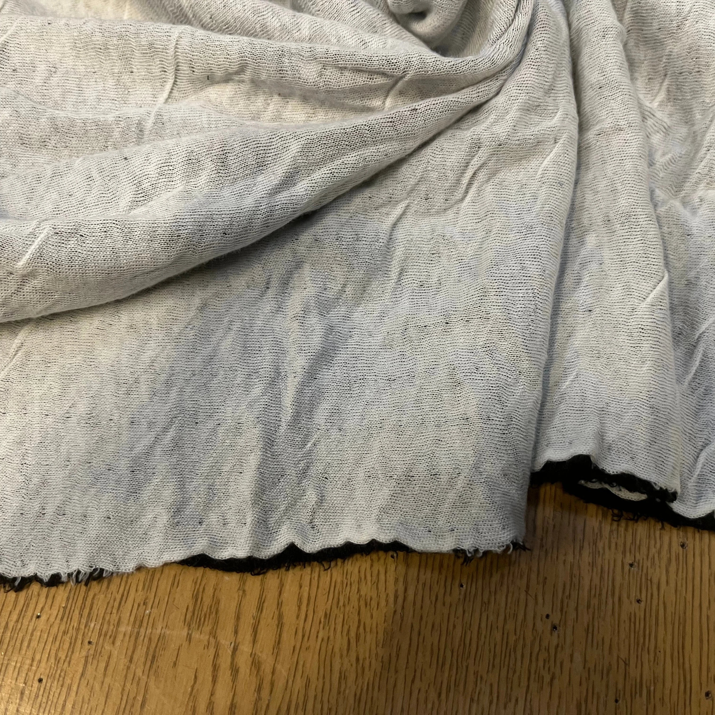 MAILLE COTON CONTRECOLLÉE ULTRA STRETCH NOIR ET BLANC - My Little Coupon