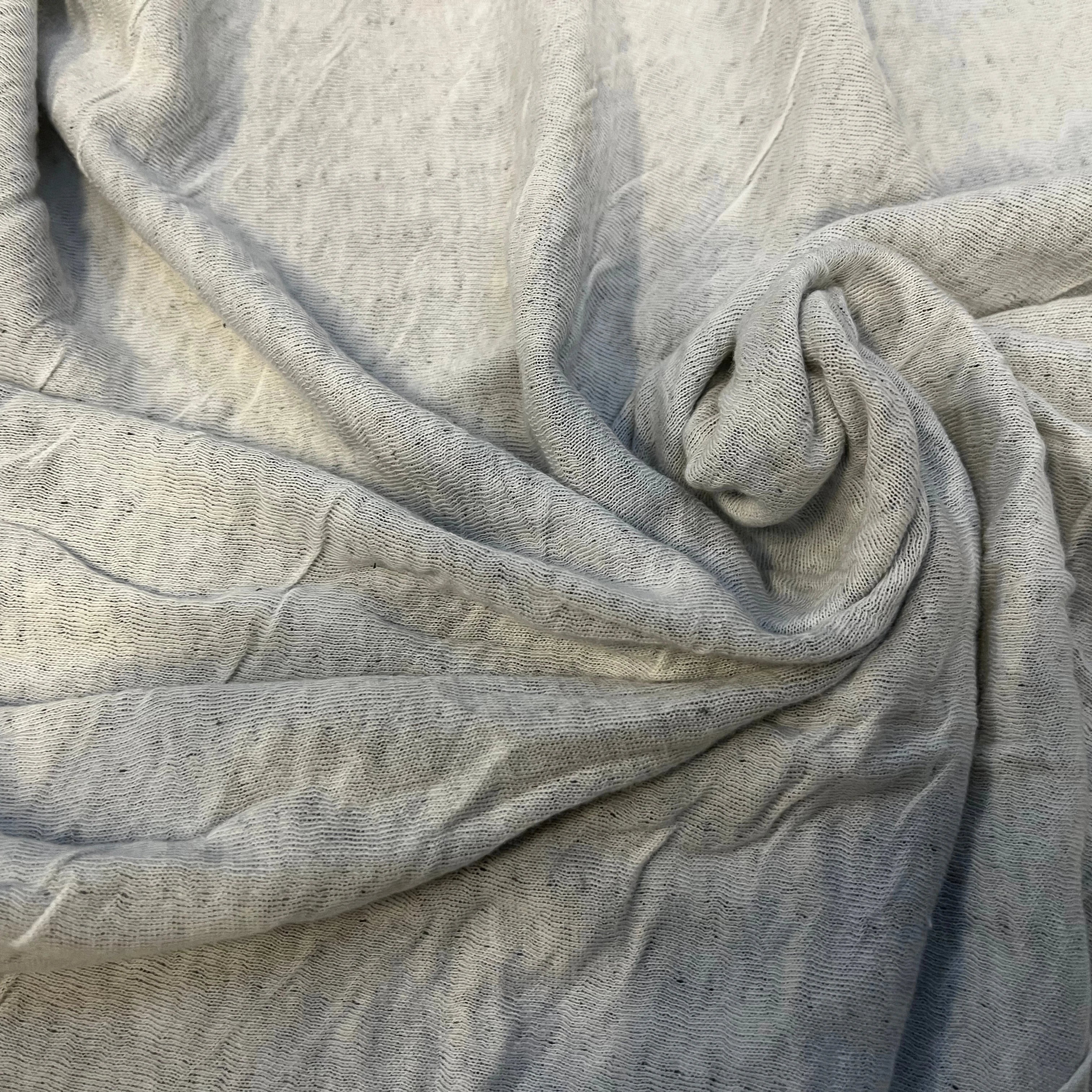 MAILLE COTON CONTRECOLLÉE ULTRA STRETCH NOIR ET BLANC - My Little Coupon