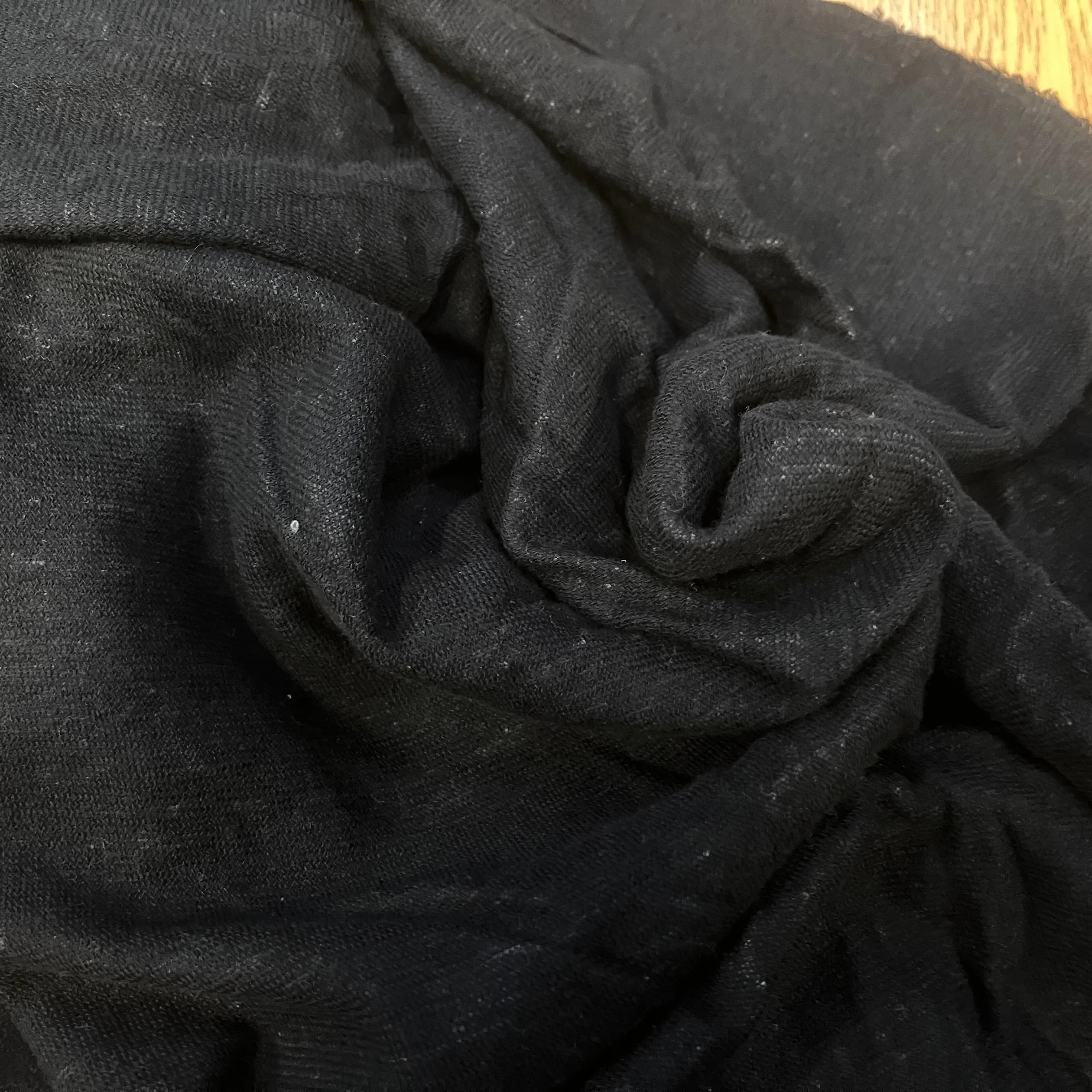 MAILLE COTON CONTRECOLLÉE ULTRA STRETCH NOIR ET BLANC - My Little Coupon