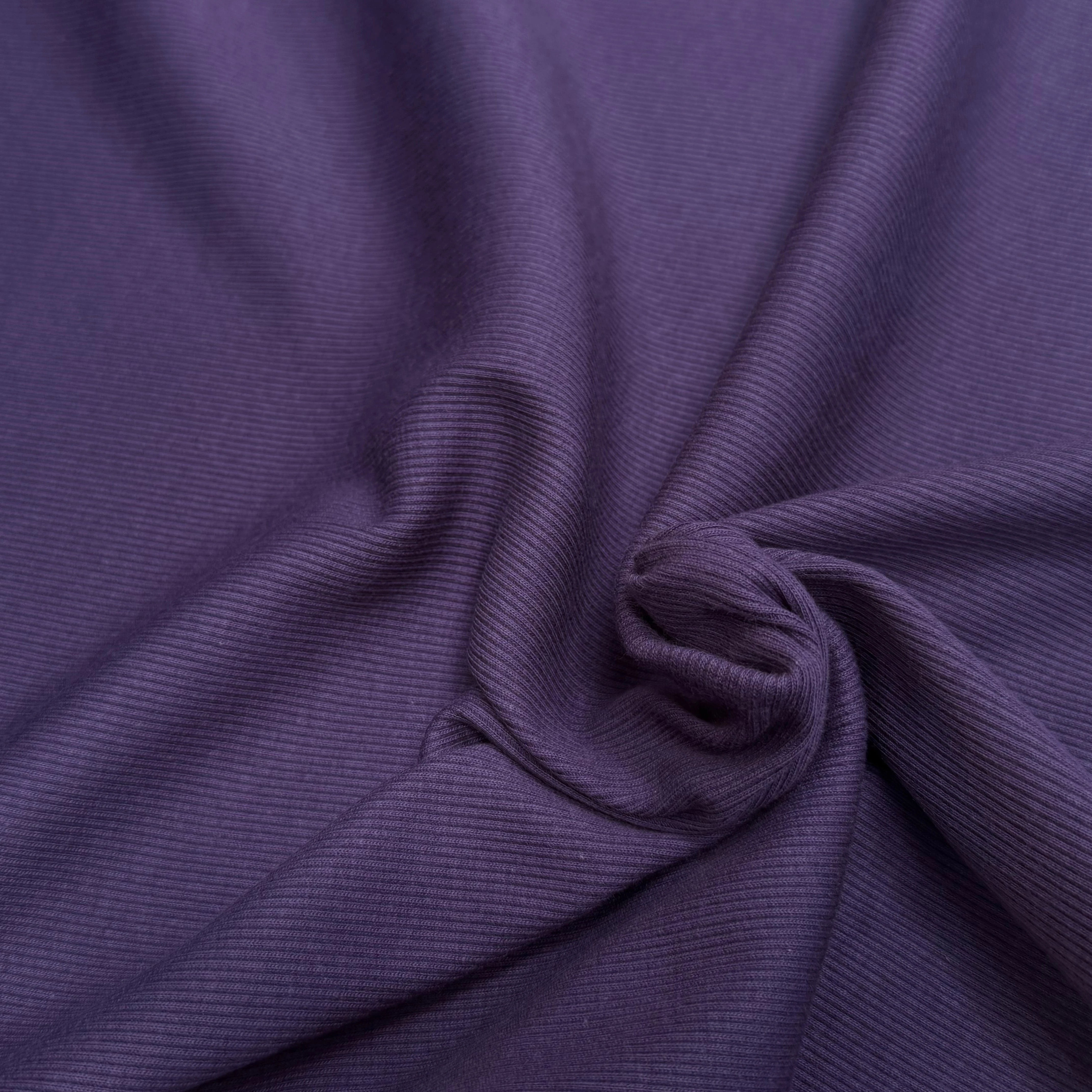 MAILLE COTON CÔTE 1X1 STRETCH NAVY - My Little Coupon