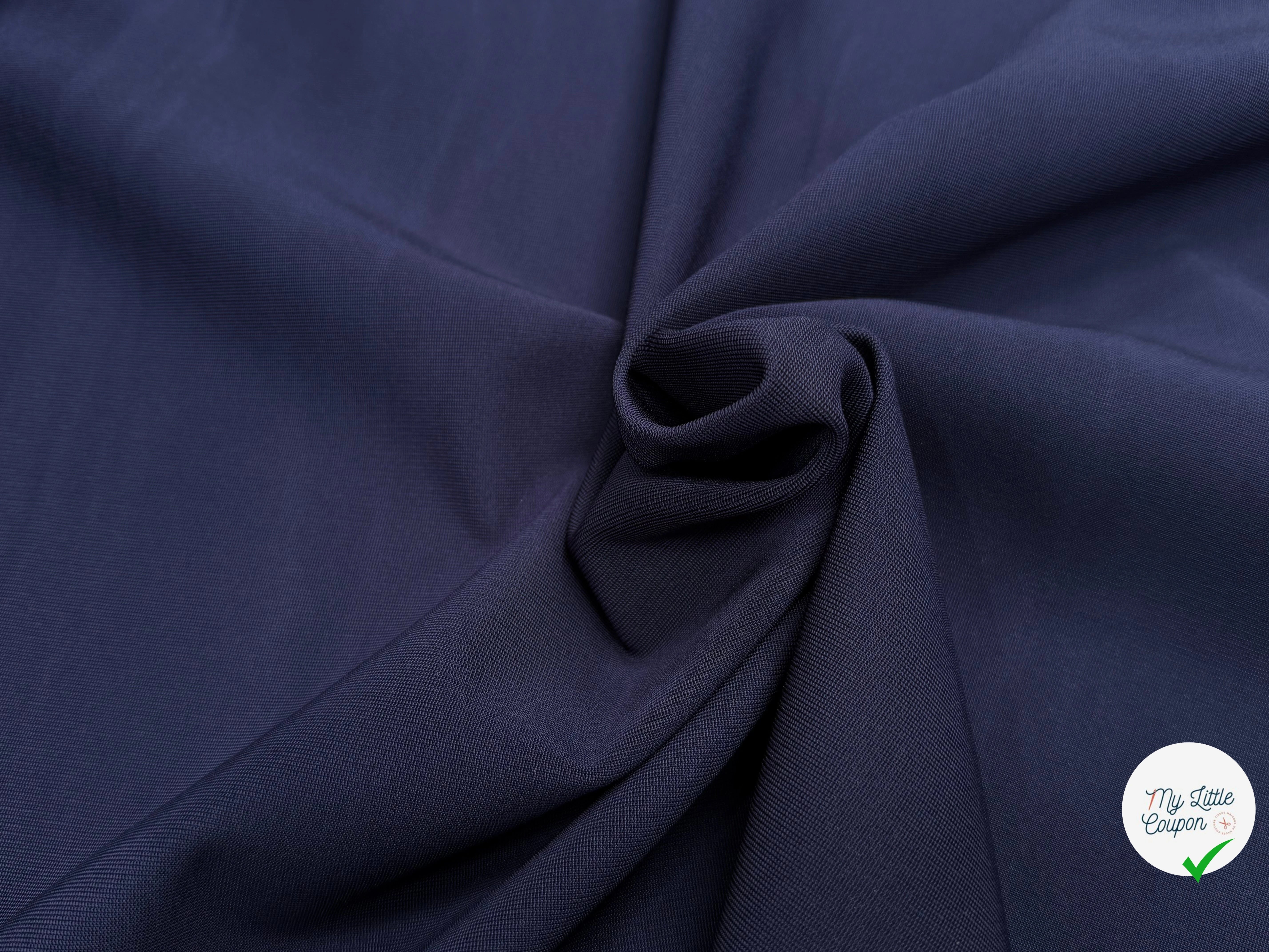 MAILLE COTON ÉFFET TRICOT ULTRA STRETCH WORK BLUE - My Little Coupon