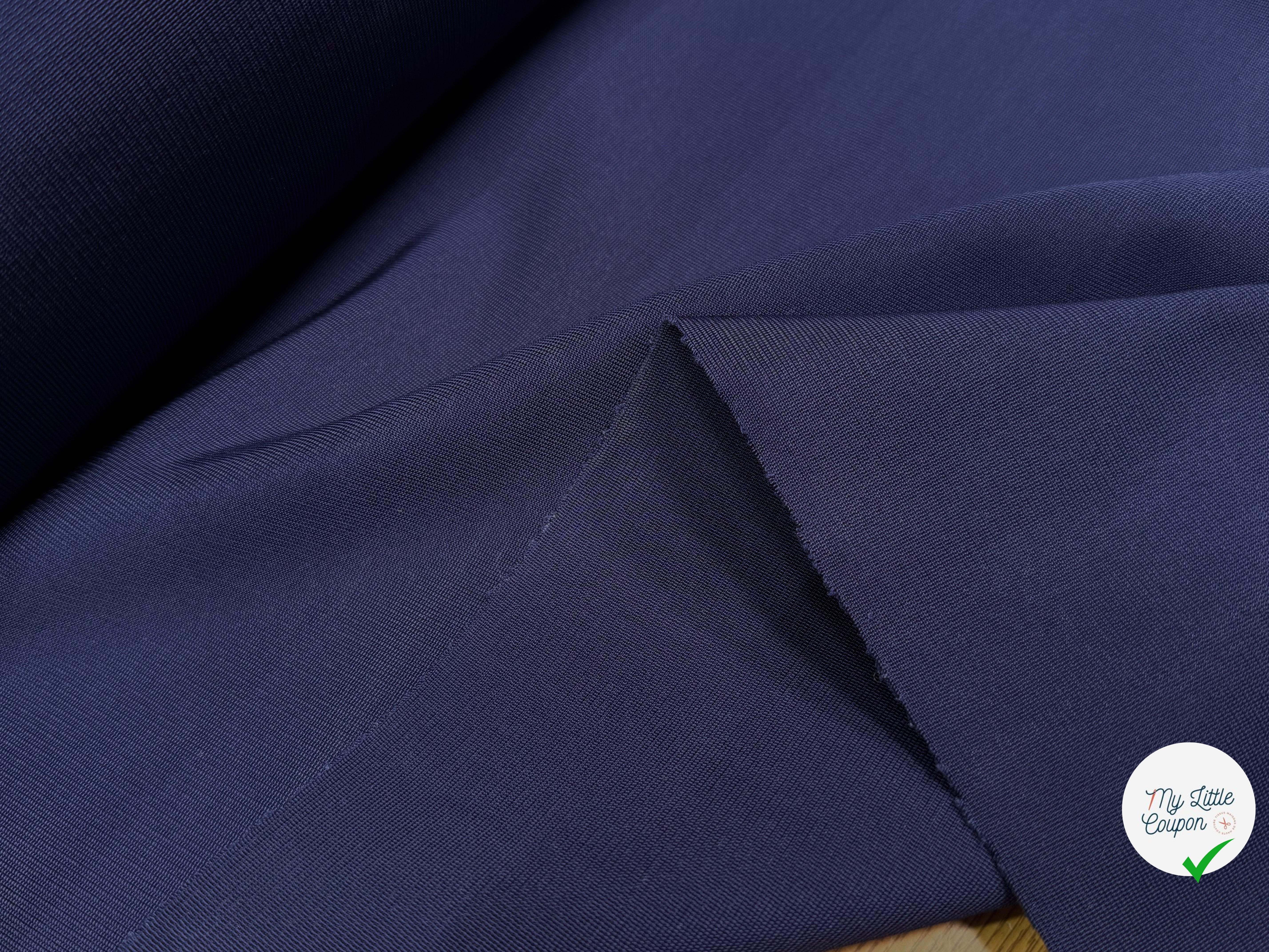 MAILLE COTON ÉFFET TRICOT ULTRA STRETCH WORK BLUE - My Little Coupon