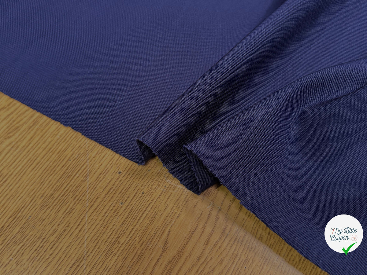 MAILLE COTON ÉFFET TRICOT ULTRA STRETCH WORK BLUE - My Little Coupon