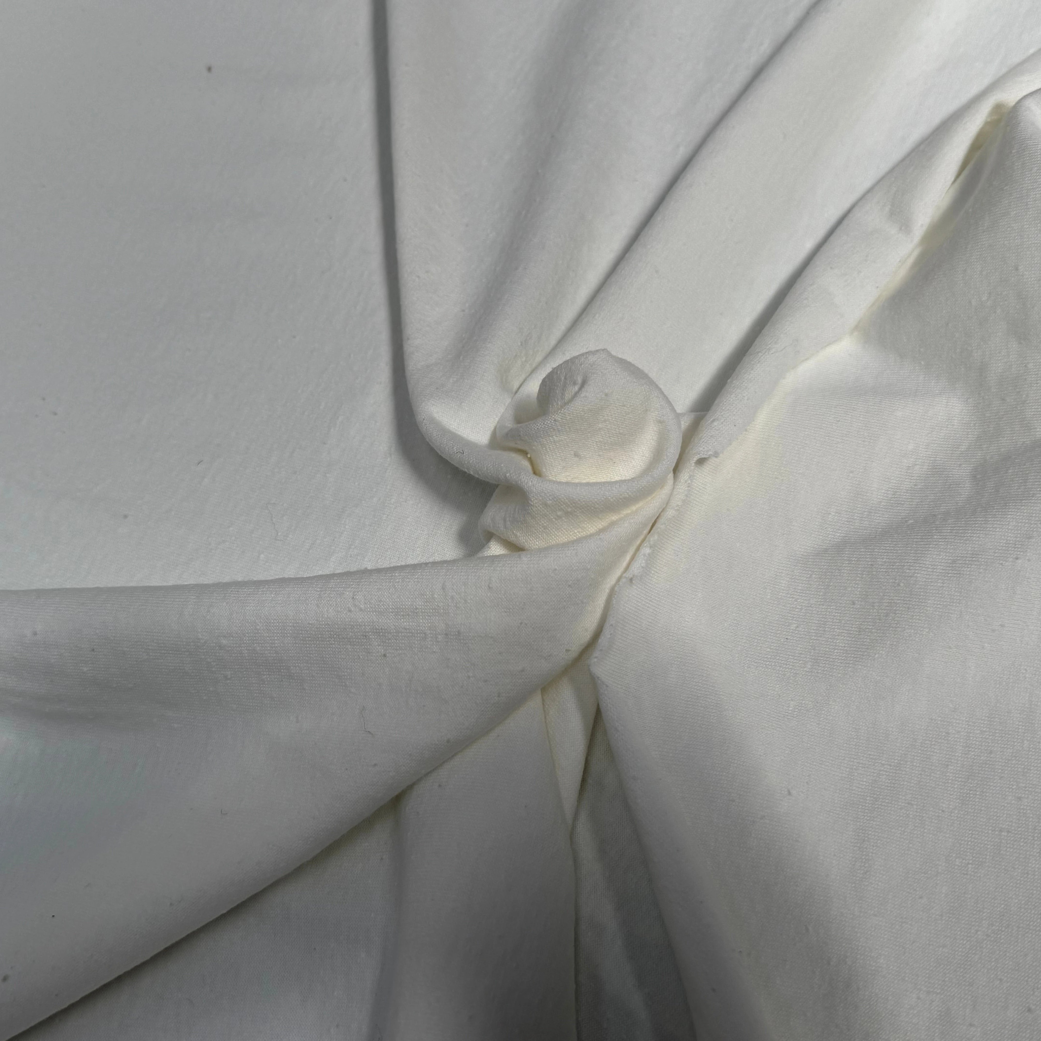 MAILLE COTON LOURD GRATÉE BELLE TENUE BLANC - My Little Coupon