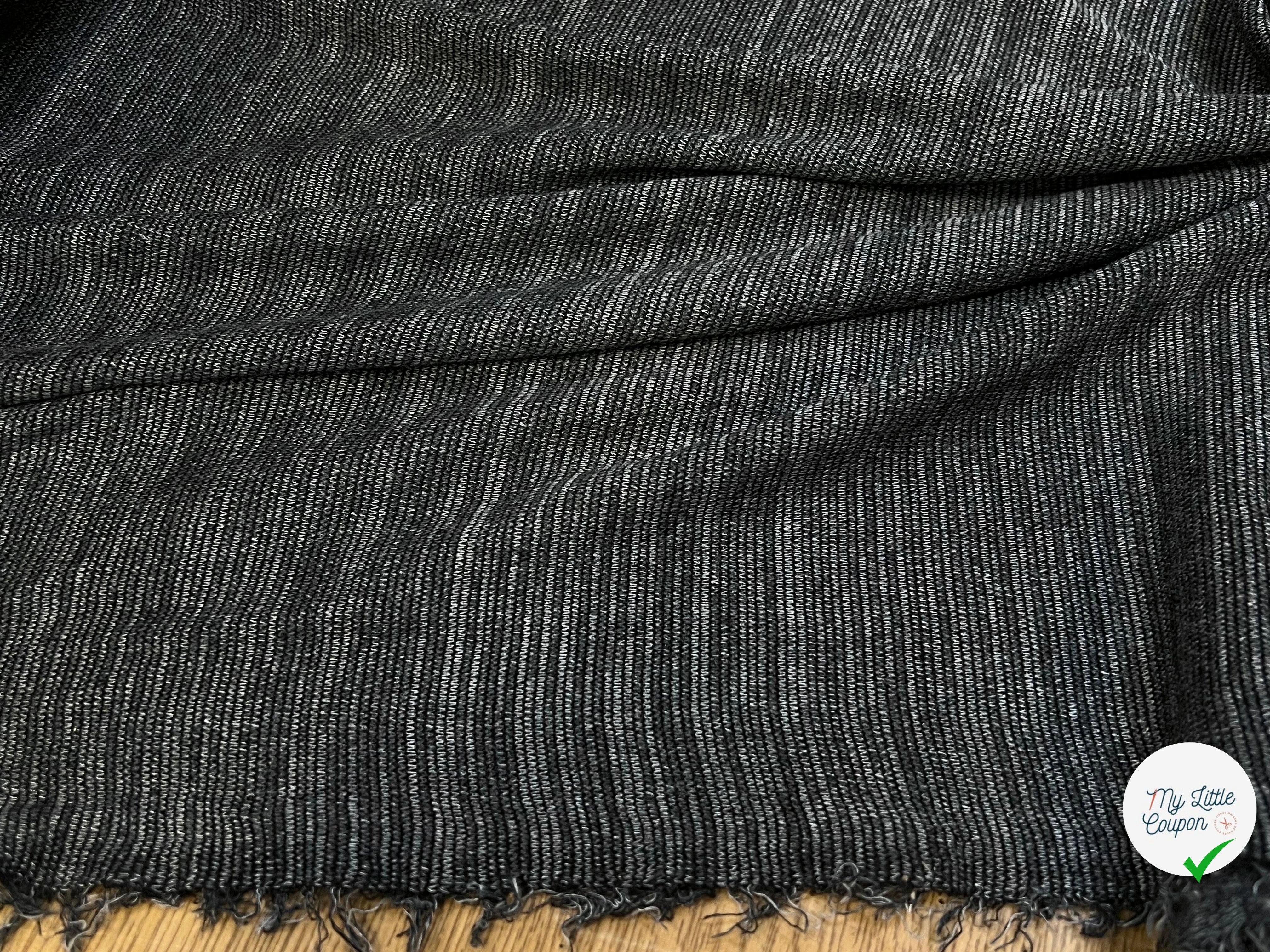 MAILLE COTON ULTRA STRETCH GRIS 150CM - My Little Coupon