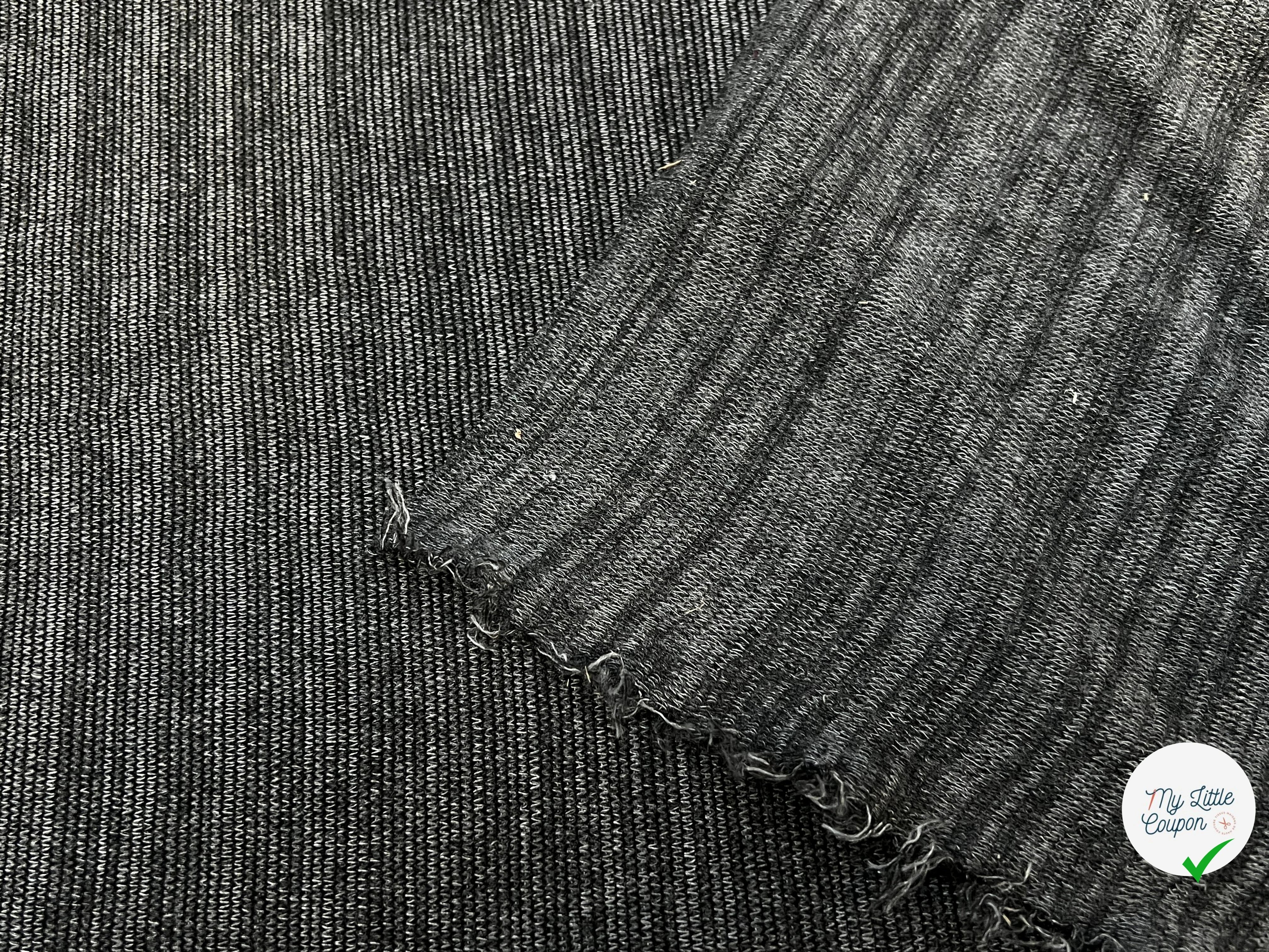 MAILLE COTON ULTRA STRETCH GRIS 150CM - My Little Coupon