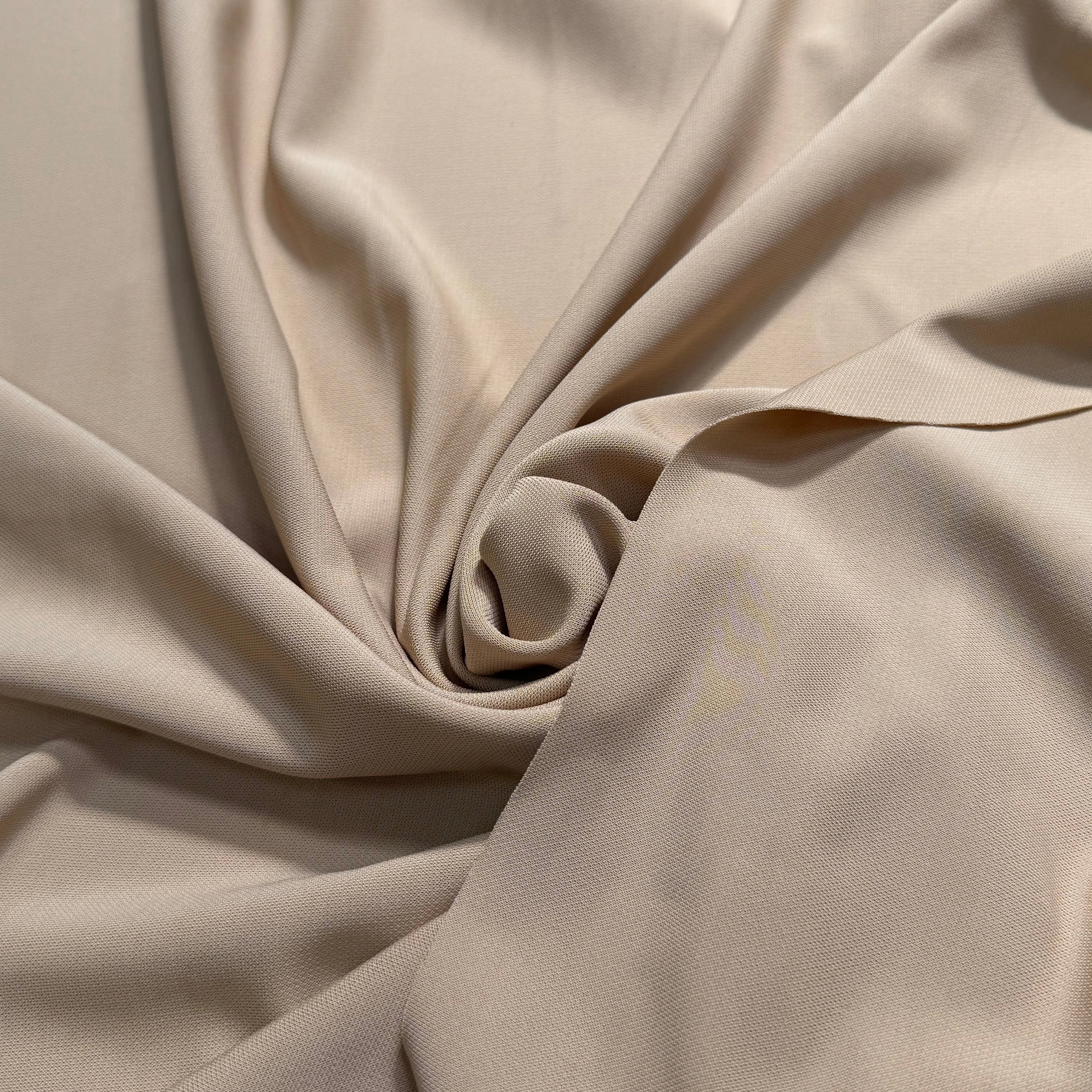 MAILLE CREPÉE STRETCH BEIGE CRÈME - My Little Coupon