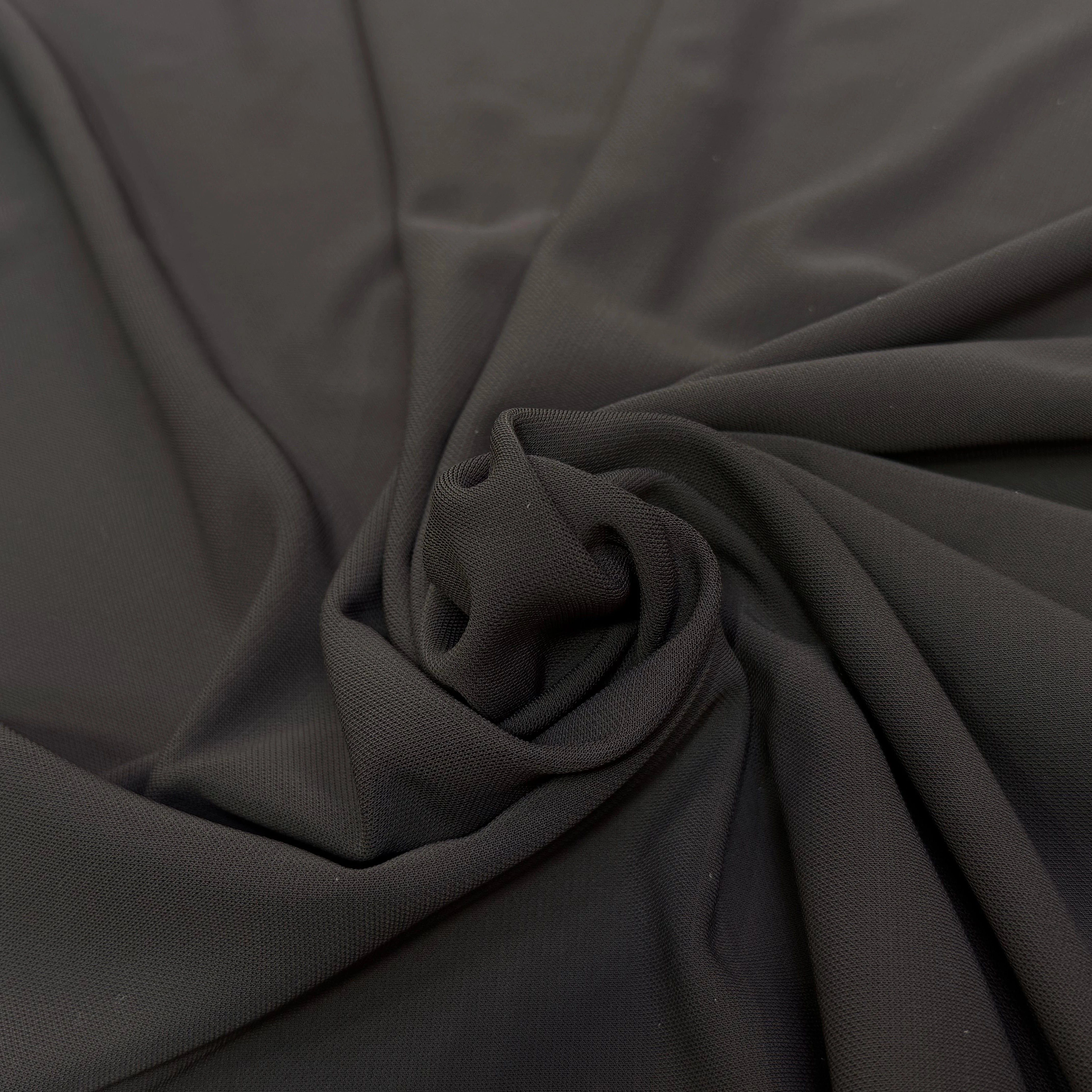 MAILLE CREPÉE STRETCH MARRON NOISETTE - My Little Coupon