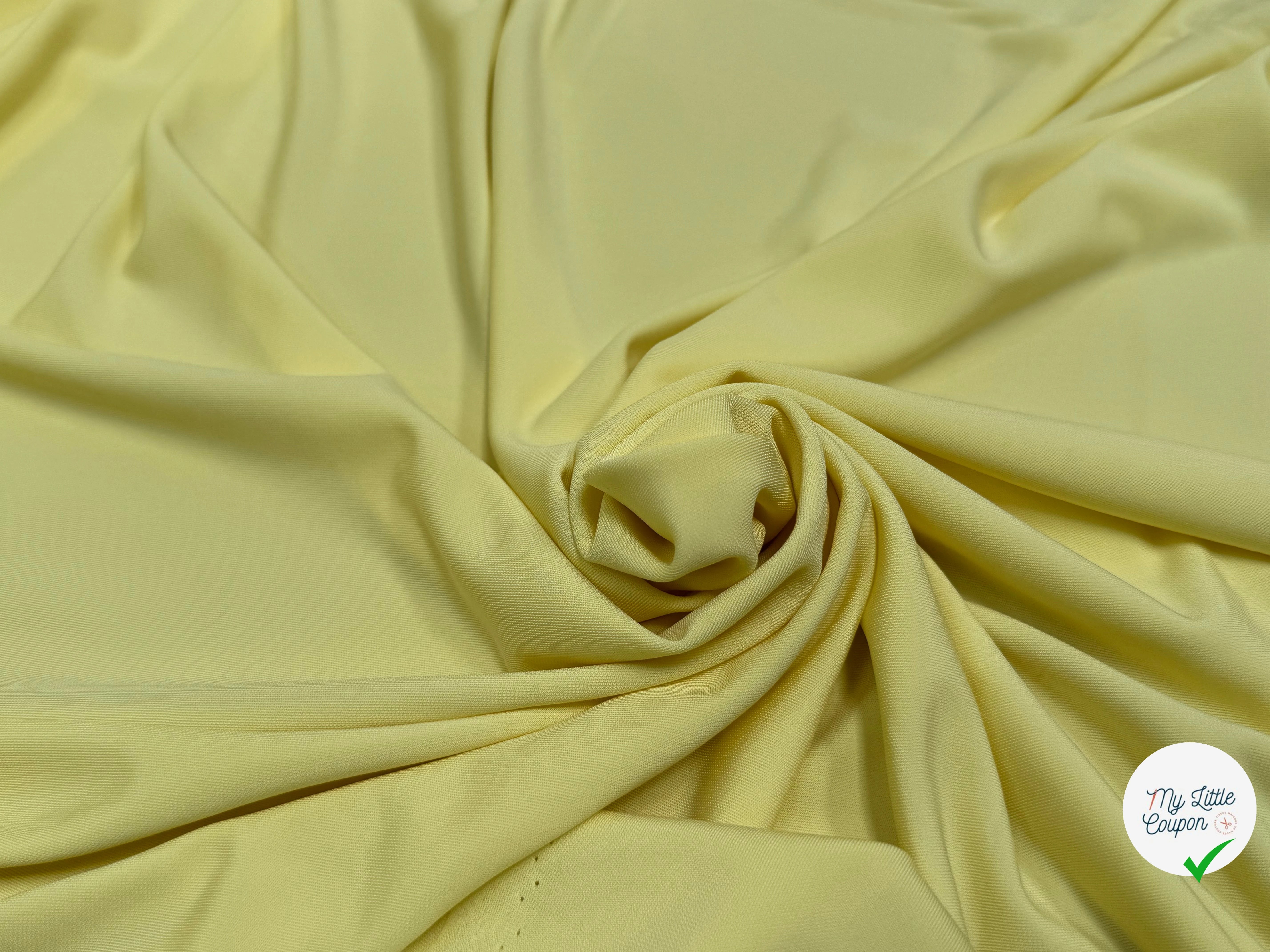 MAILLE CREPÉE ULTRA STRETCH LEMON - My Little Coupon