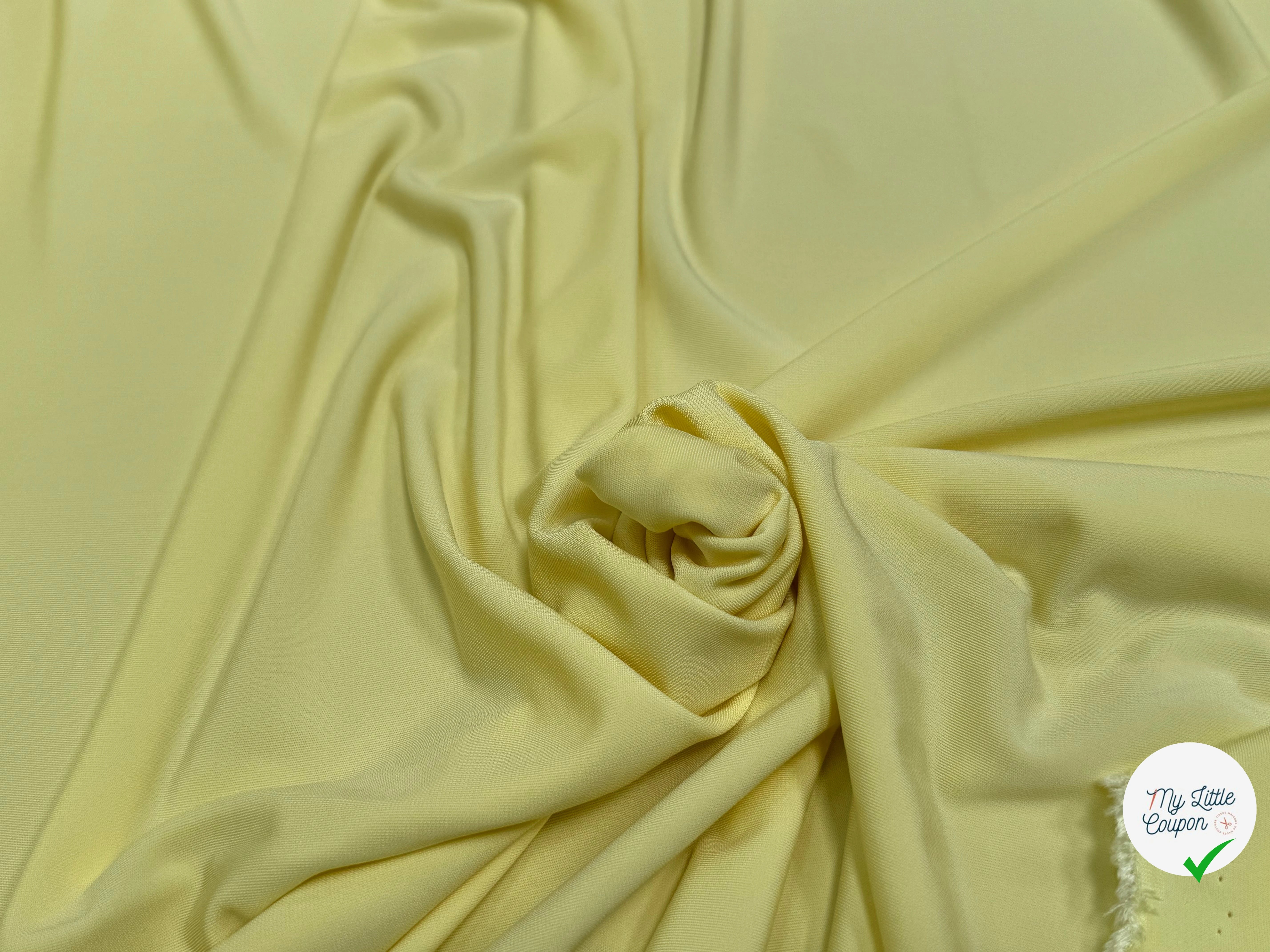 MAILLE CREPÉE ULTRA STRETCH LEMON - My Little Coupon