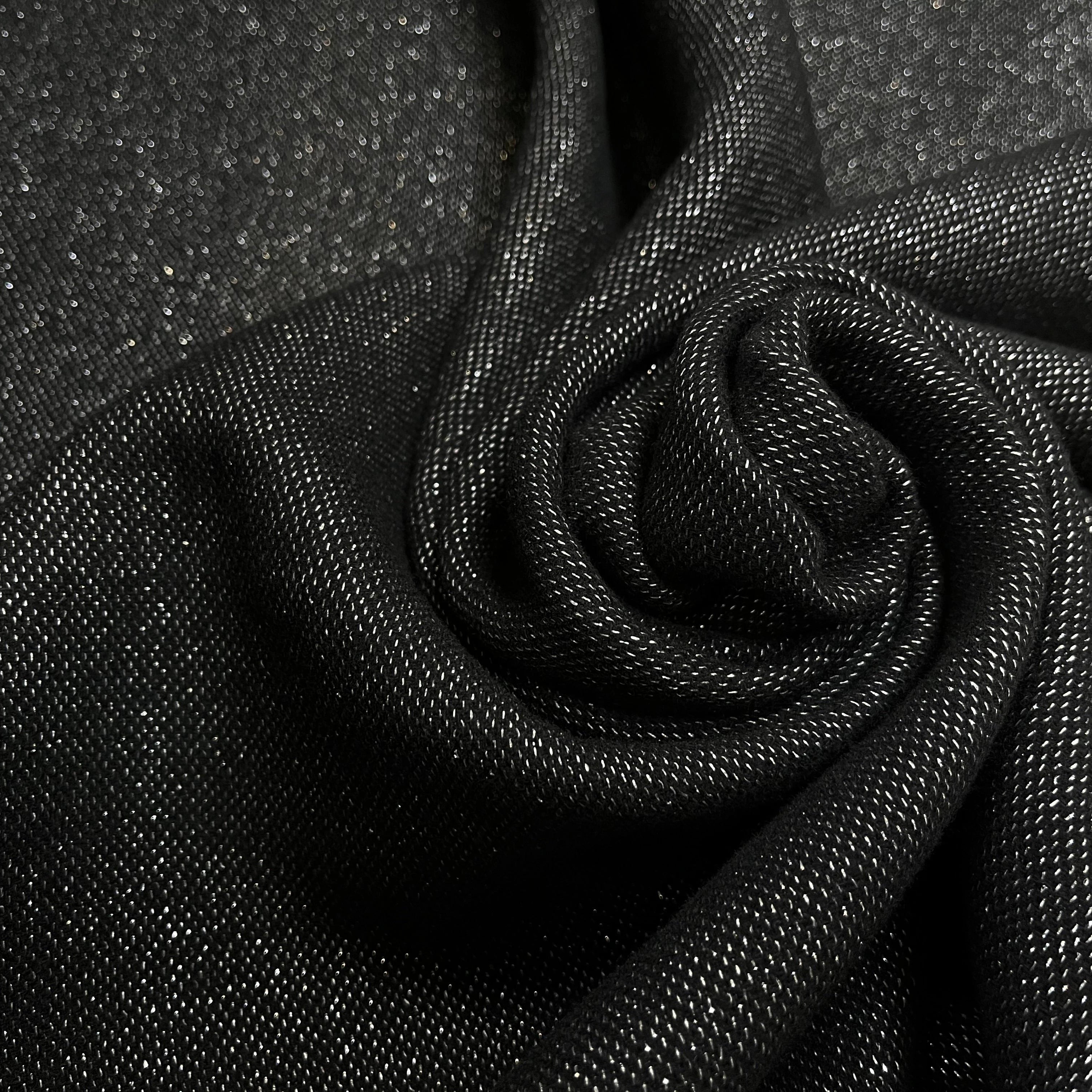 MAILLE DE LAINE DOUBLE FACE UNE FACE BRILLANTE - My Little Coupon