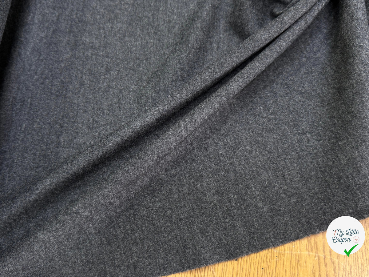 MAILLE DE LAINE EXTENSIBLE LOURDE GRISE BEAU TOUCHER ET BELLE TENUE - My Little Coupon