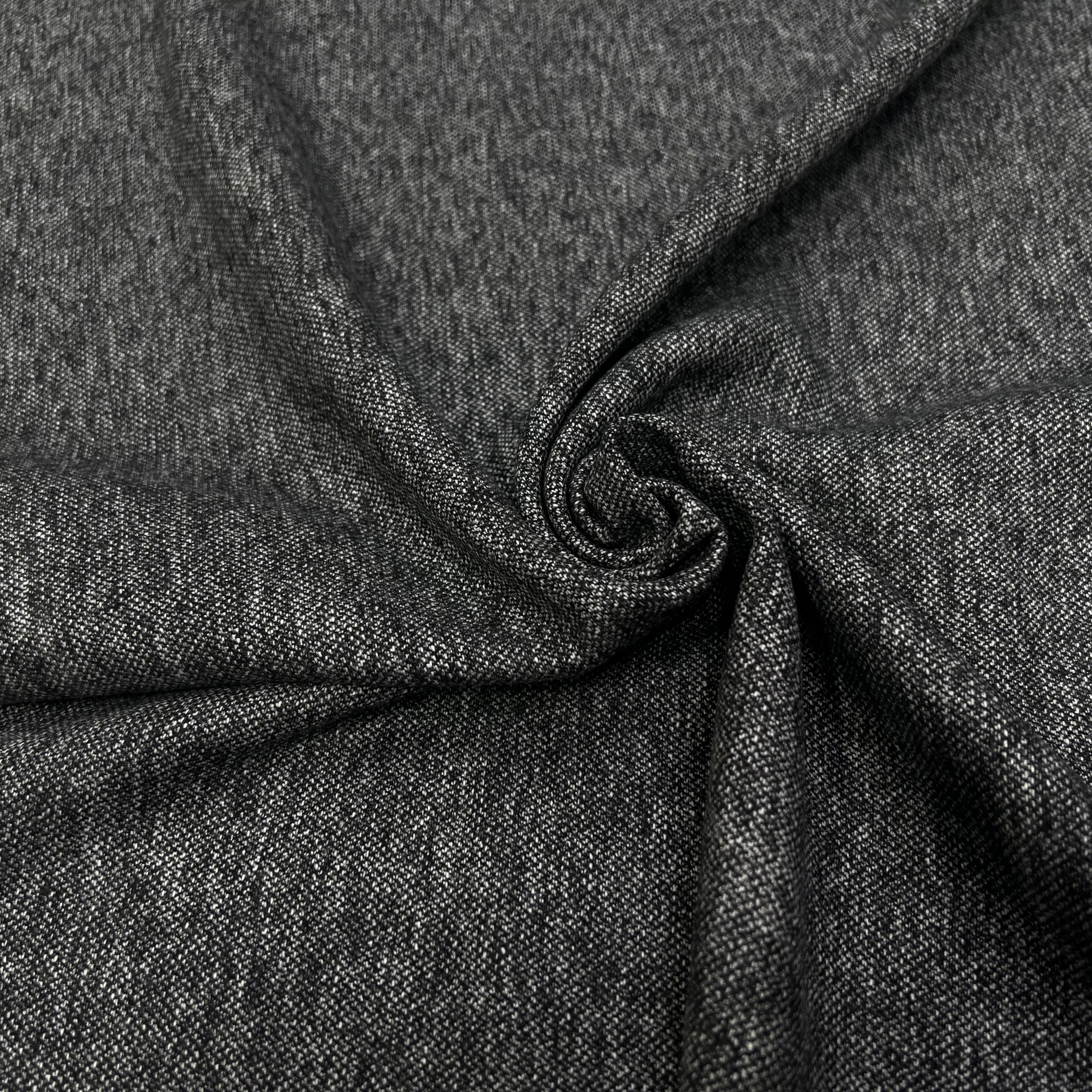 MAILLE DE LAINE LOURDE NOIRE ET BLANCHE - My Little Coupon